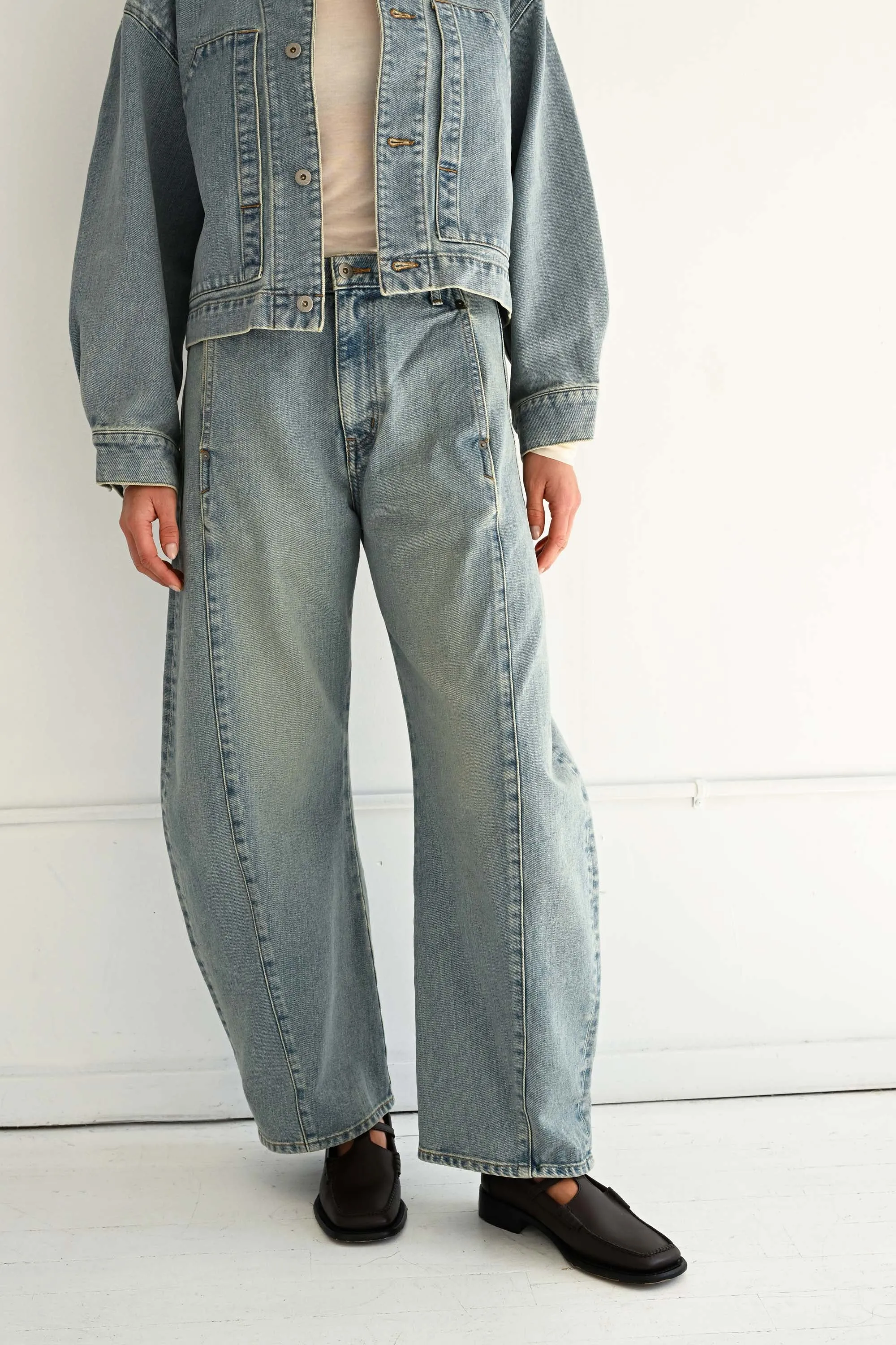 Barrel Denim in Vintage Blue sold by Sayaka Davis product image thumbnail 5