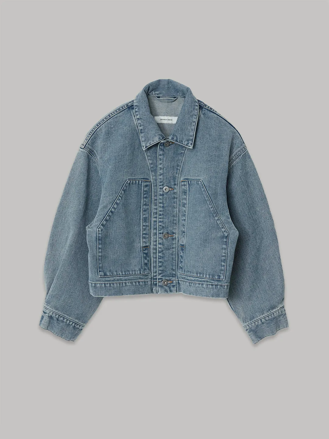 Cropped Jacket in Vintage Blue sold by Sayaka Davis