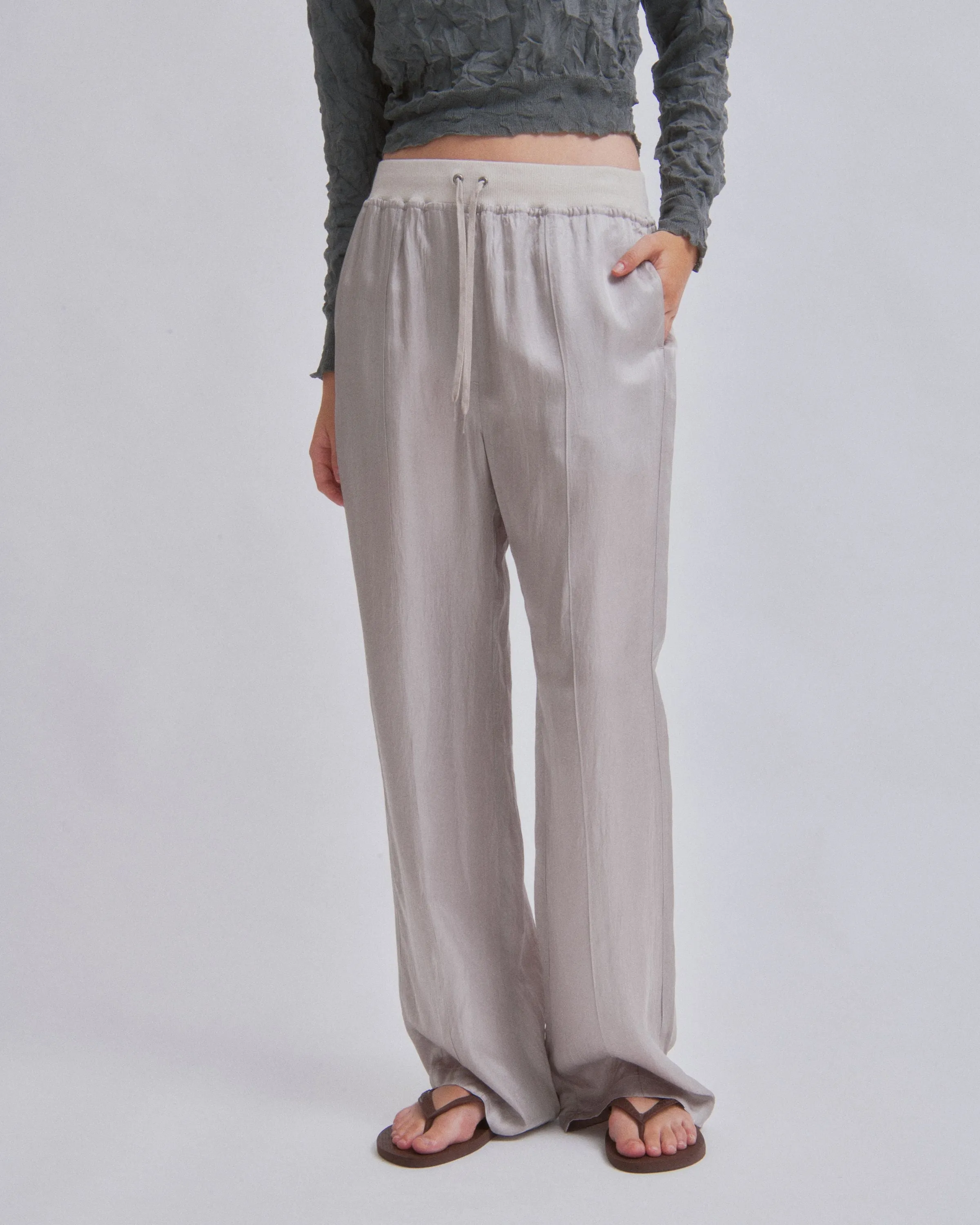 Track Pants in Stone sold by Sayaka Davis