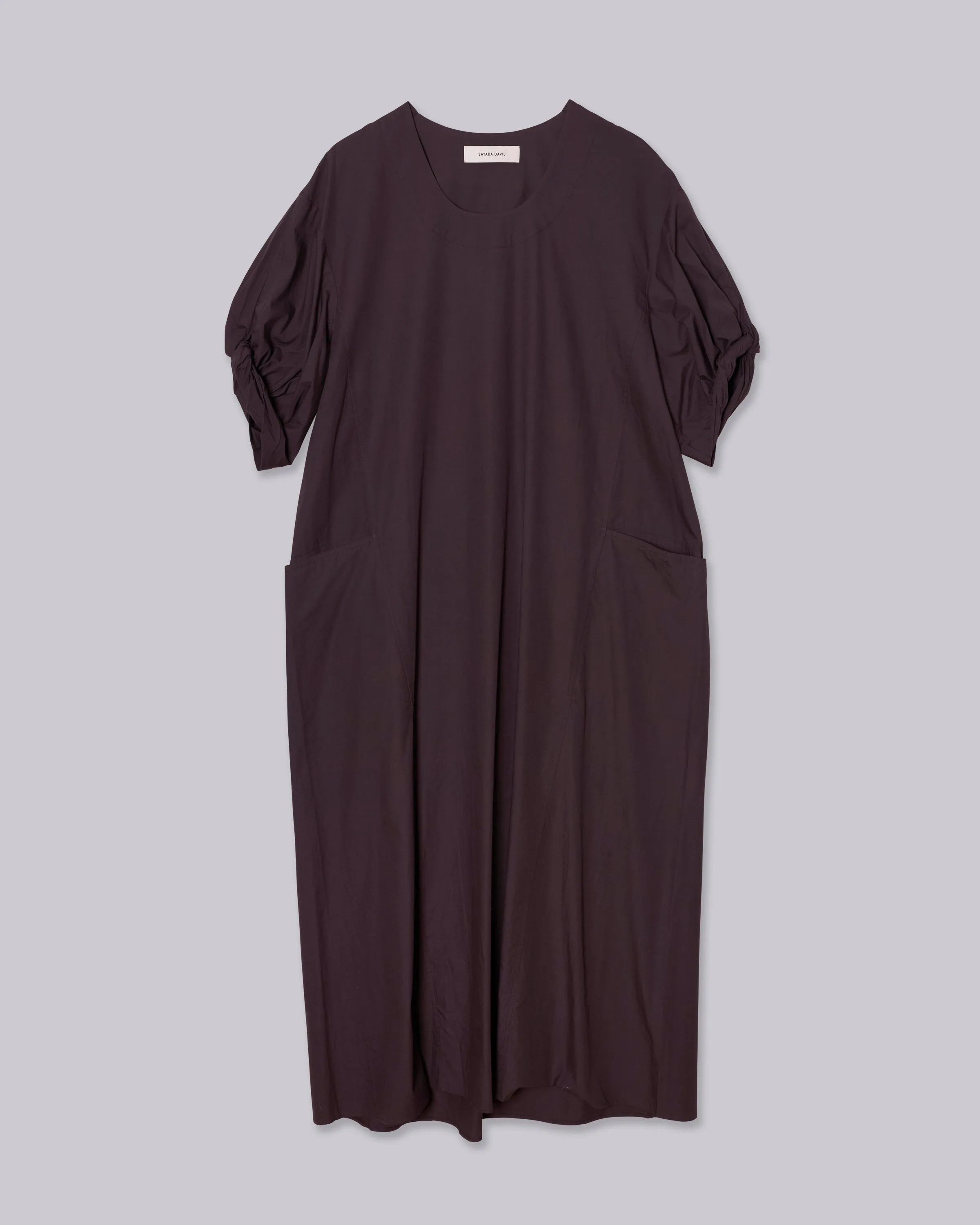 U-Neck Dress in Chocolate sold by Sayaka Davis product image thumbnail 5