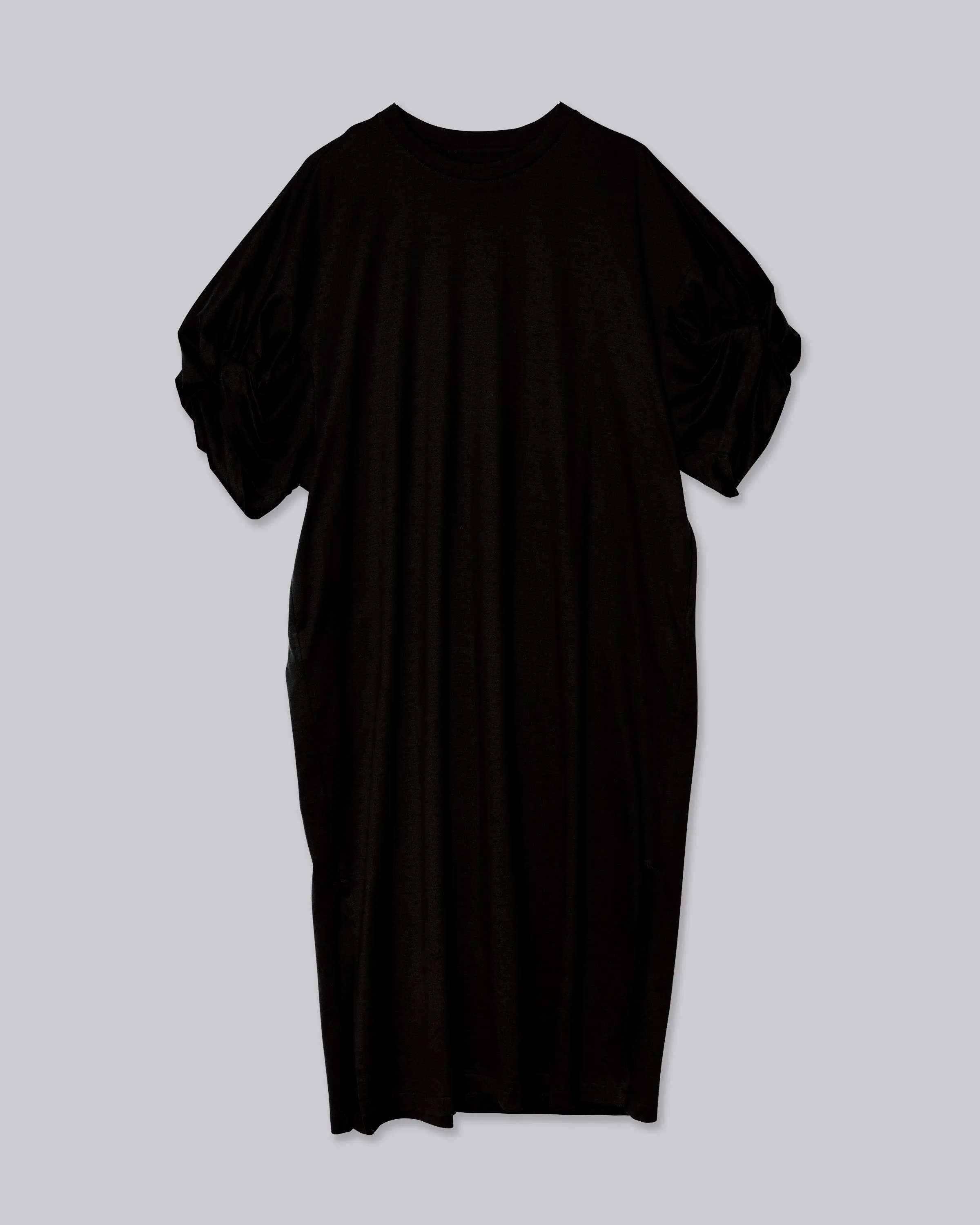 TWISTED SLEEVE TEE DRESS IN BLACK sold by Sayaka Davis product image thumbnail 5
