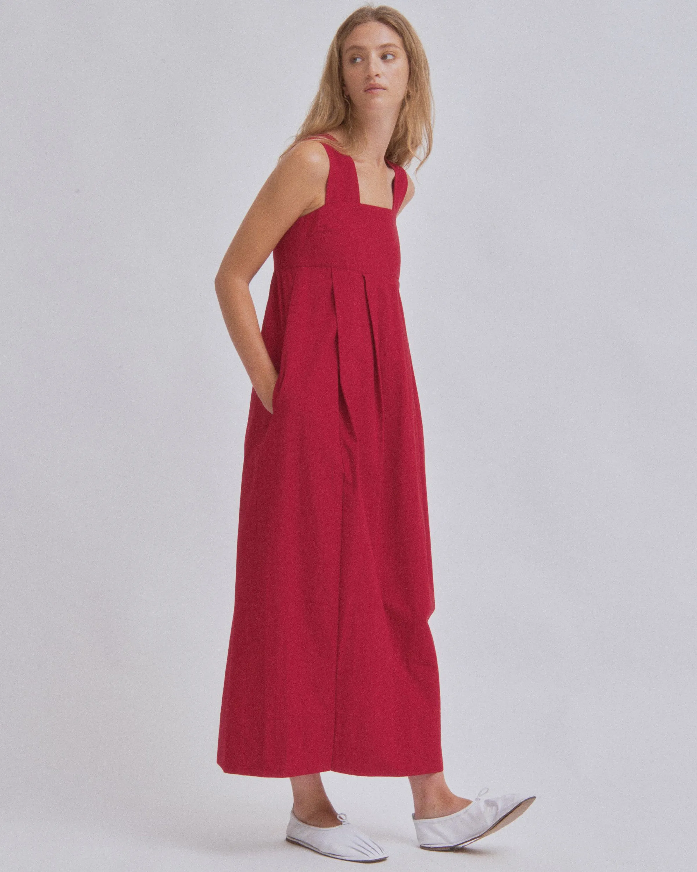 Thick Strap Dress in Cherry sold by Sayaka Davis product image thumbnail 2