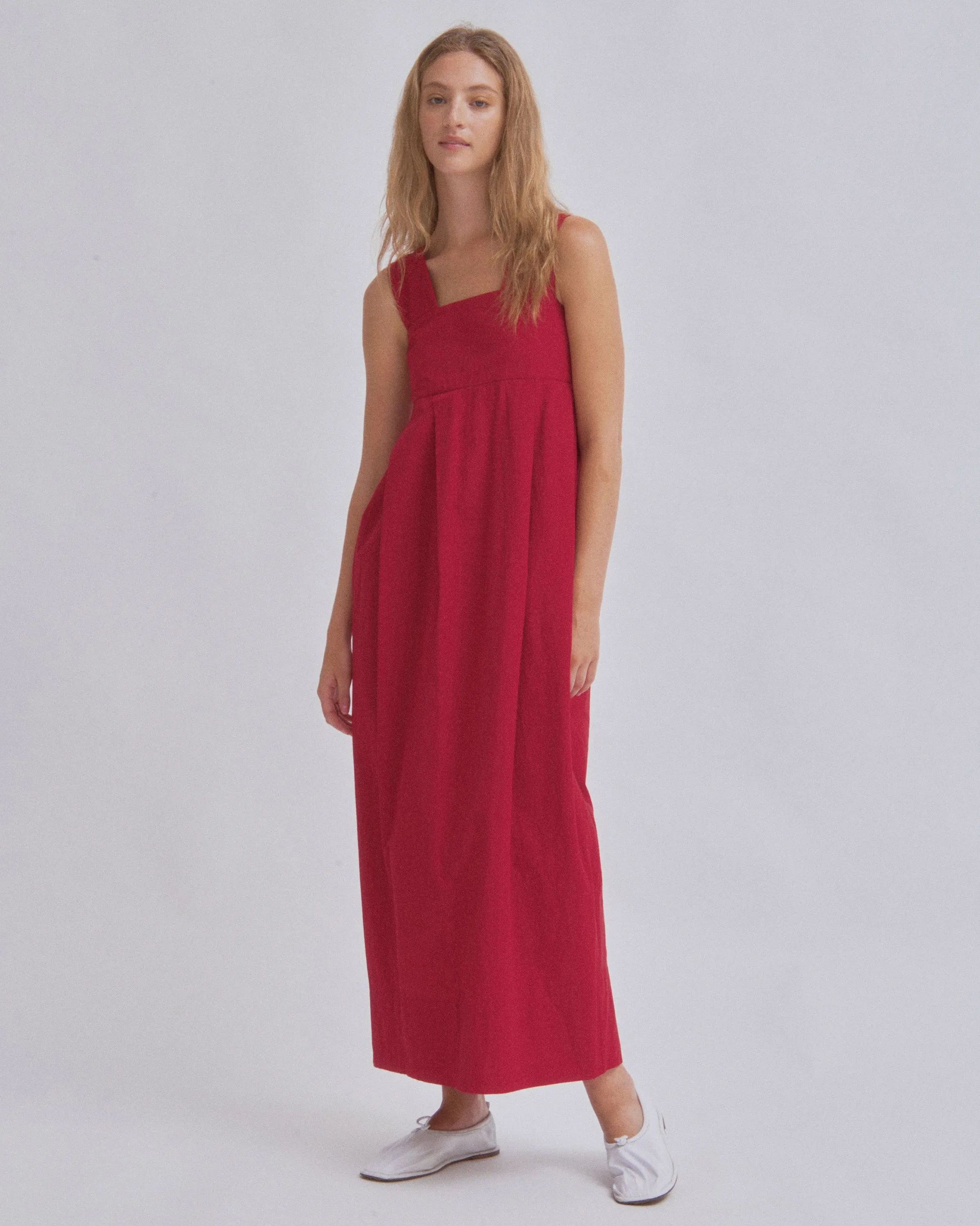 Thick Strap Dress in Cherry sold by Sayaka Davis product image thumbnail 4
