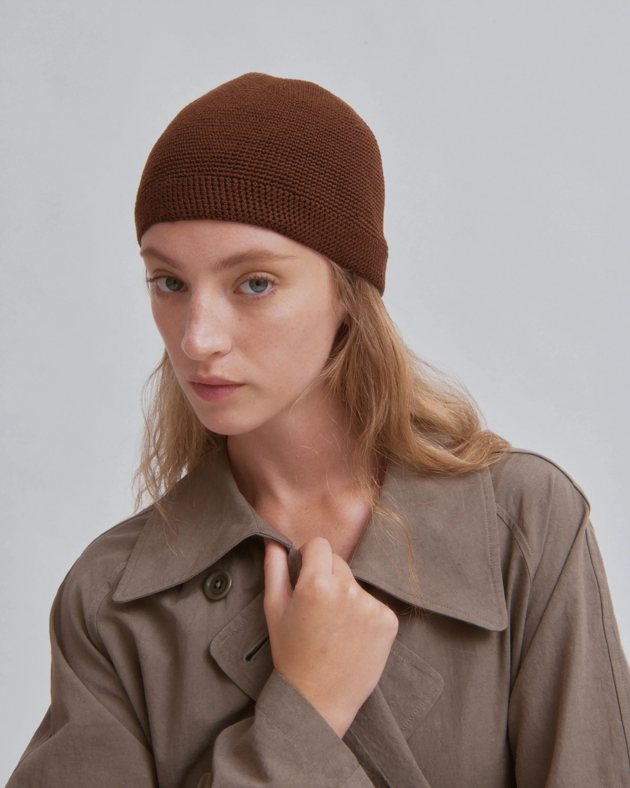 Crochet Beanie in Wood sold by Sayaka Davis product image thumbnail 2