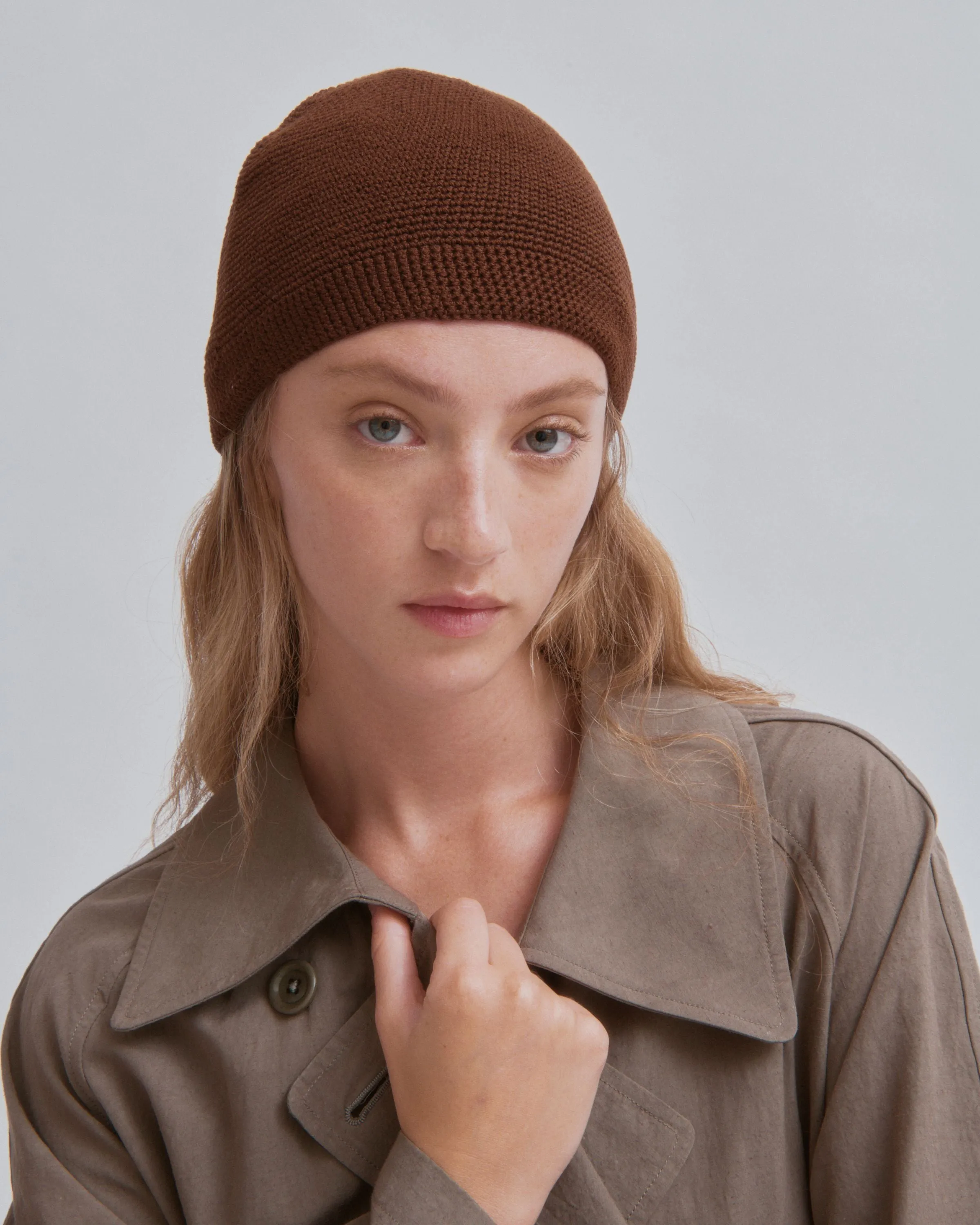 Crochet Beanie in Wood sold by Sayaka Davis product image thumbnail 3