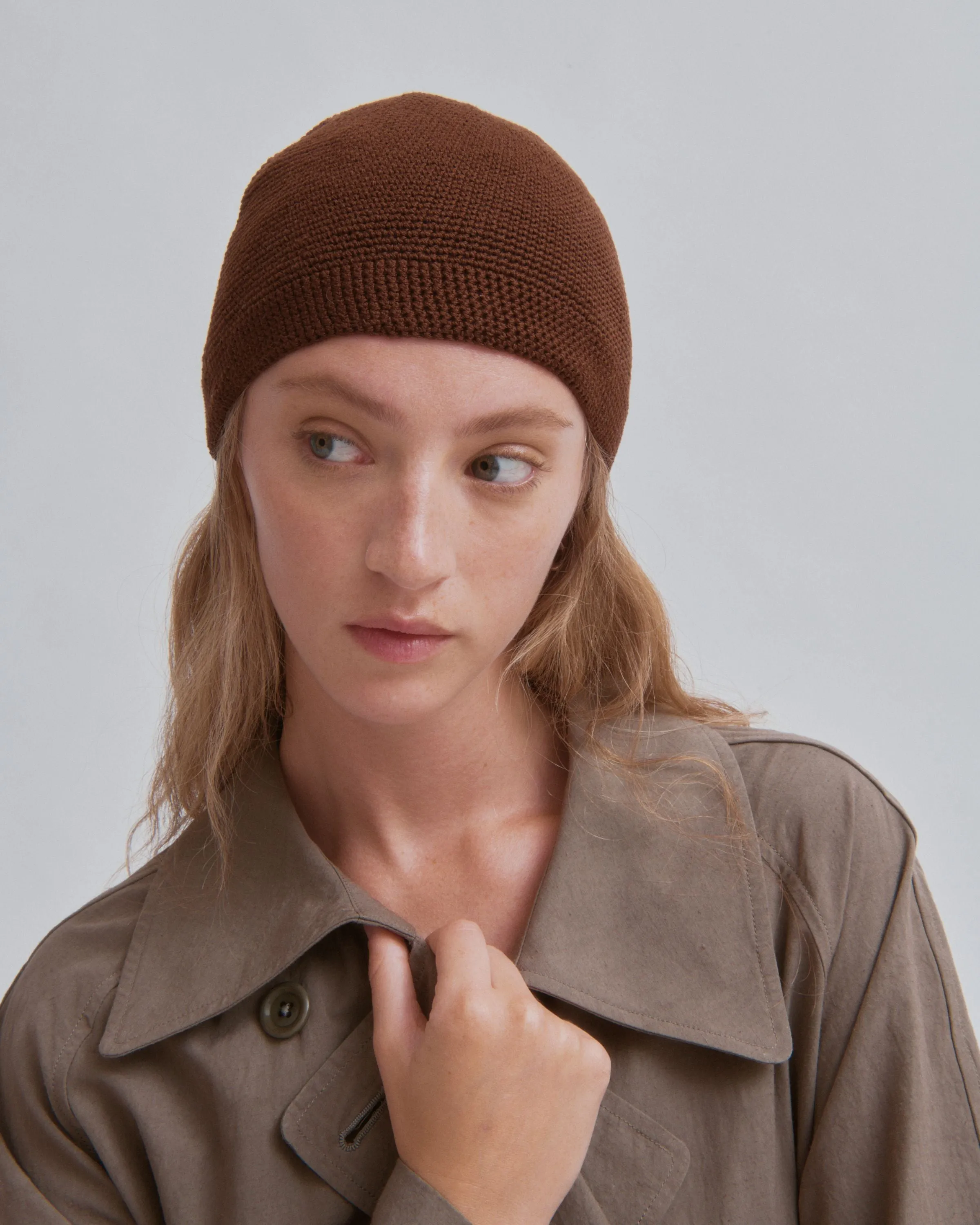 Crochet Beanie in Wood sold by Sayaka Davis product image thumbnail 4