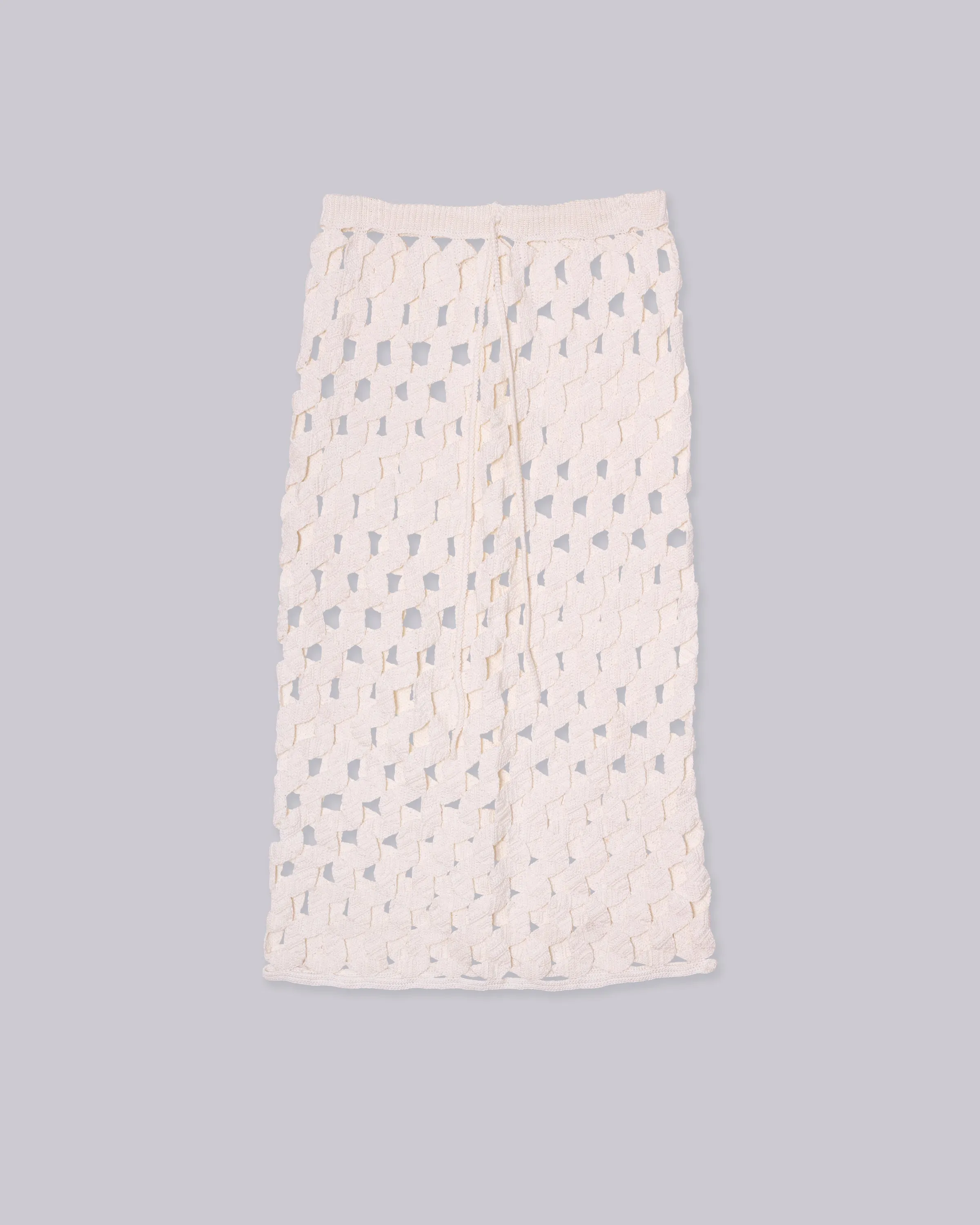 Crochet Skirt in White sold by Sayaka Davis product image thumbnail 5