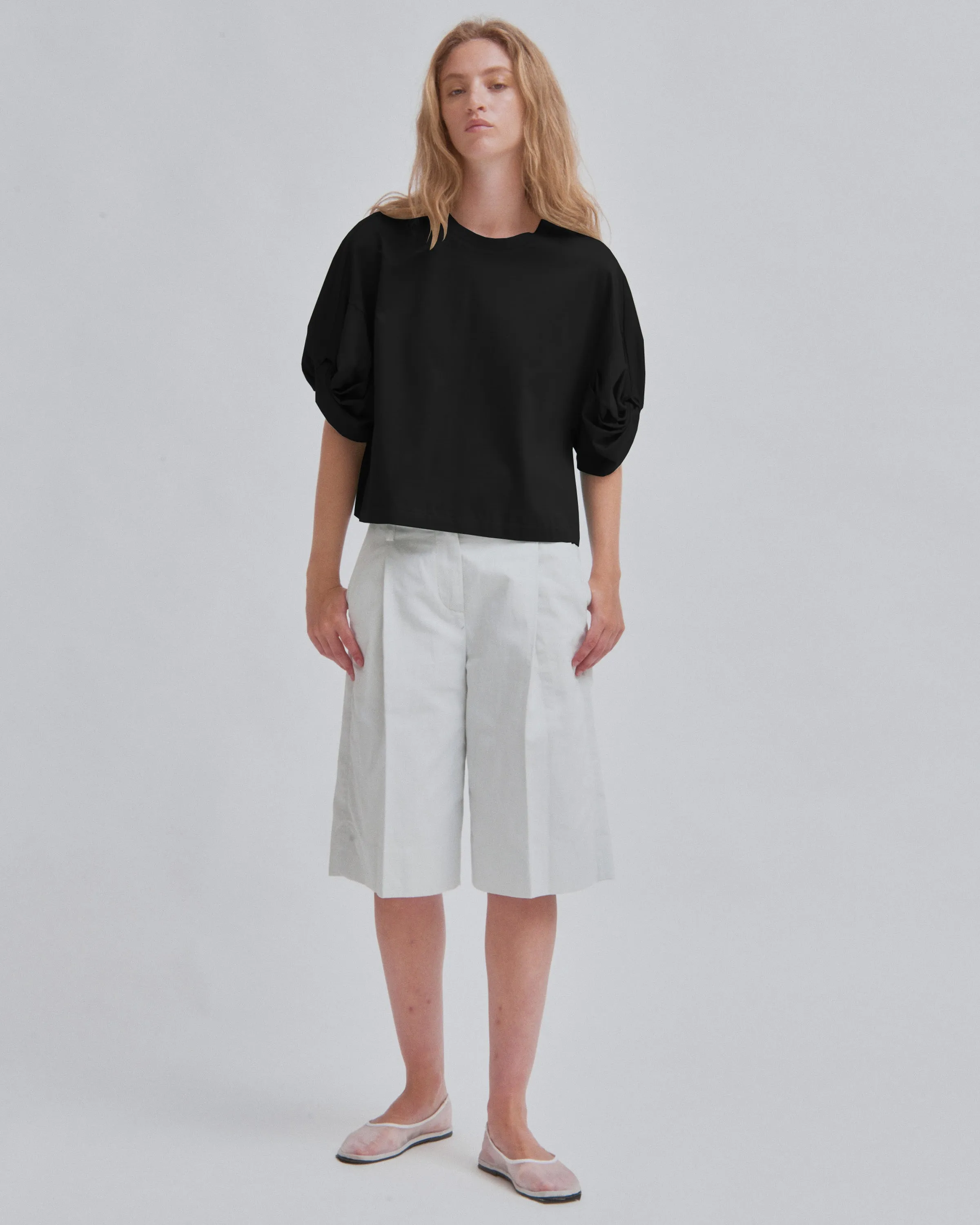 Twisted Sleeve Tee in Black sold by Sayaka Davis product image thumbnail 2