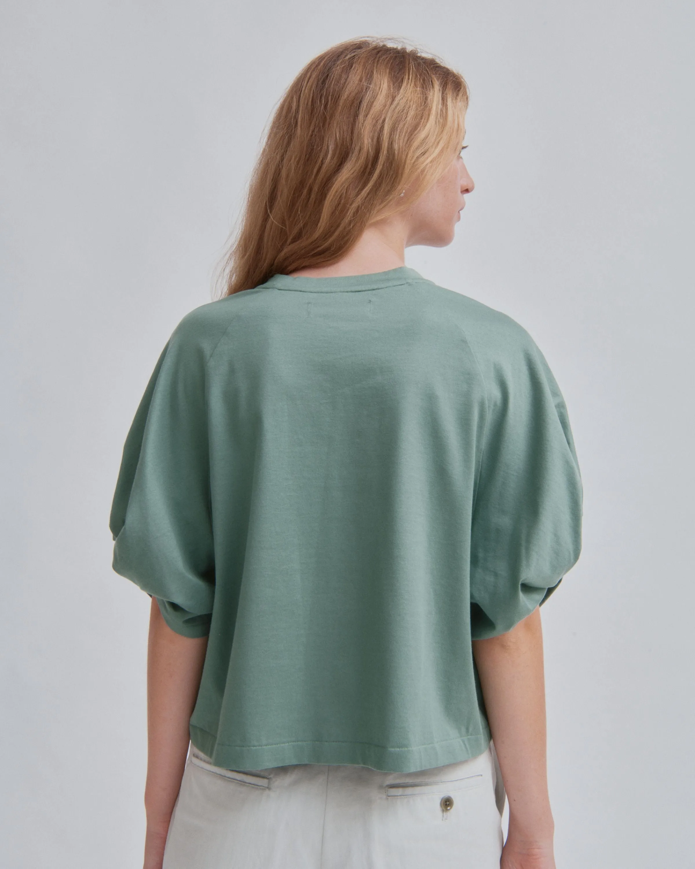 Twisted Sleeve Tee in Fern sold by Sayaka Davis product image thumbnail 5