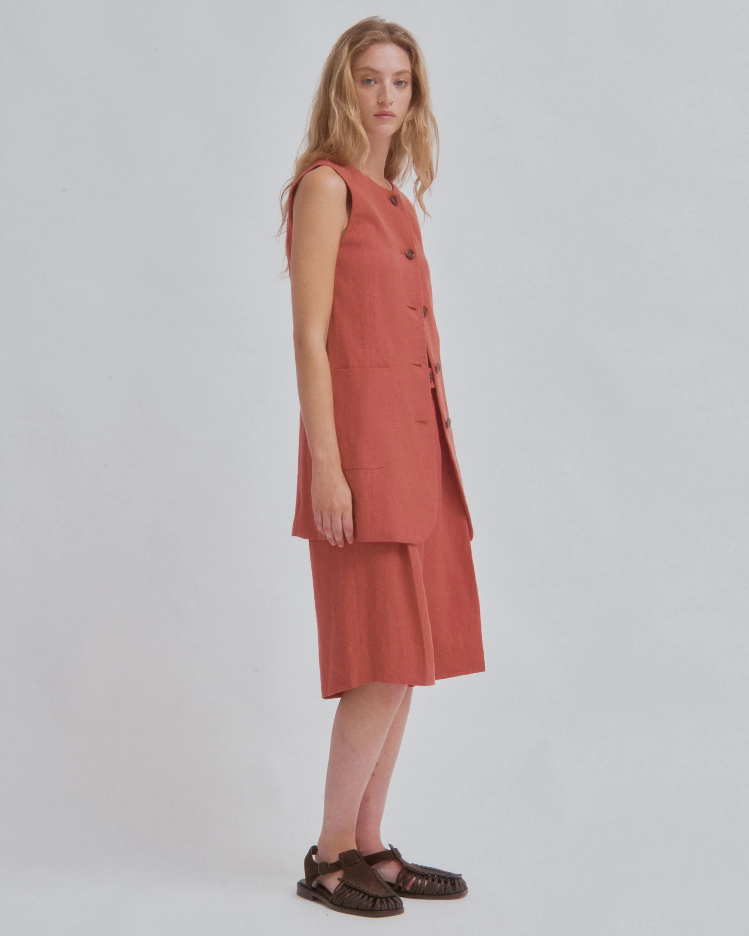 Shorts in Clay sold by Sayaka Davis product image thumbnail 3