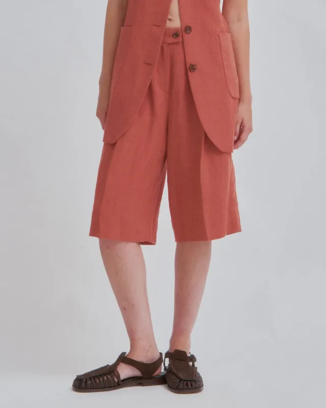 Shorts in Clay made by Sayaka Davis