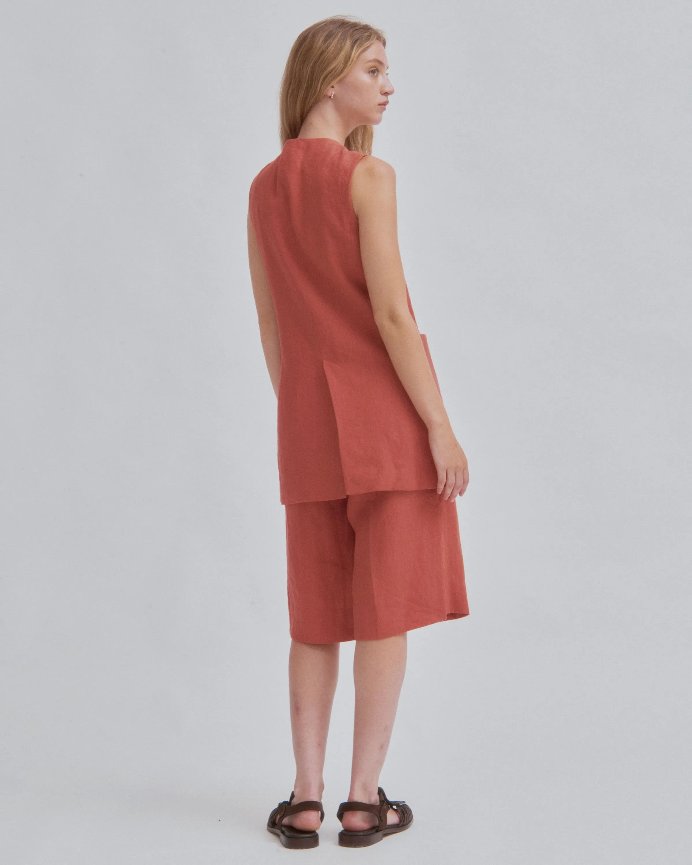 Shorts in Clay sold by Sayaka Davis product image thumbnail 4