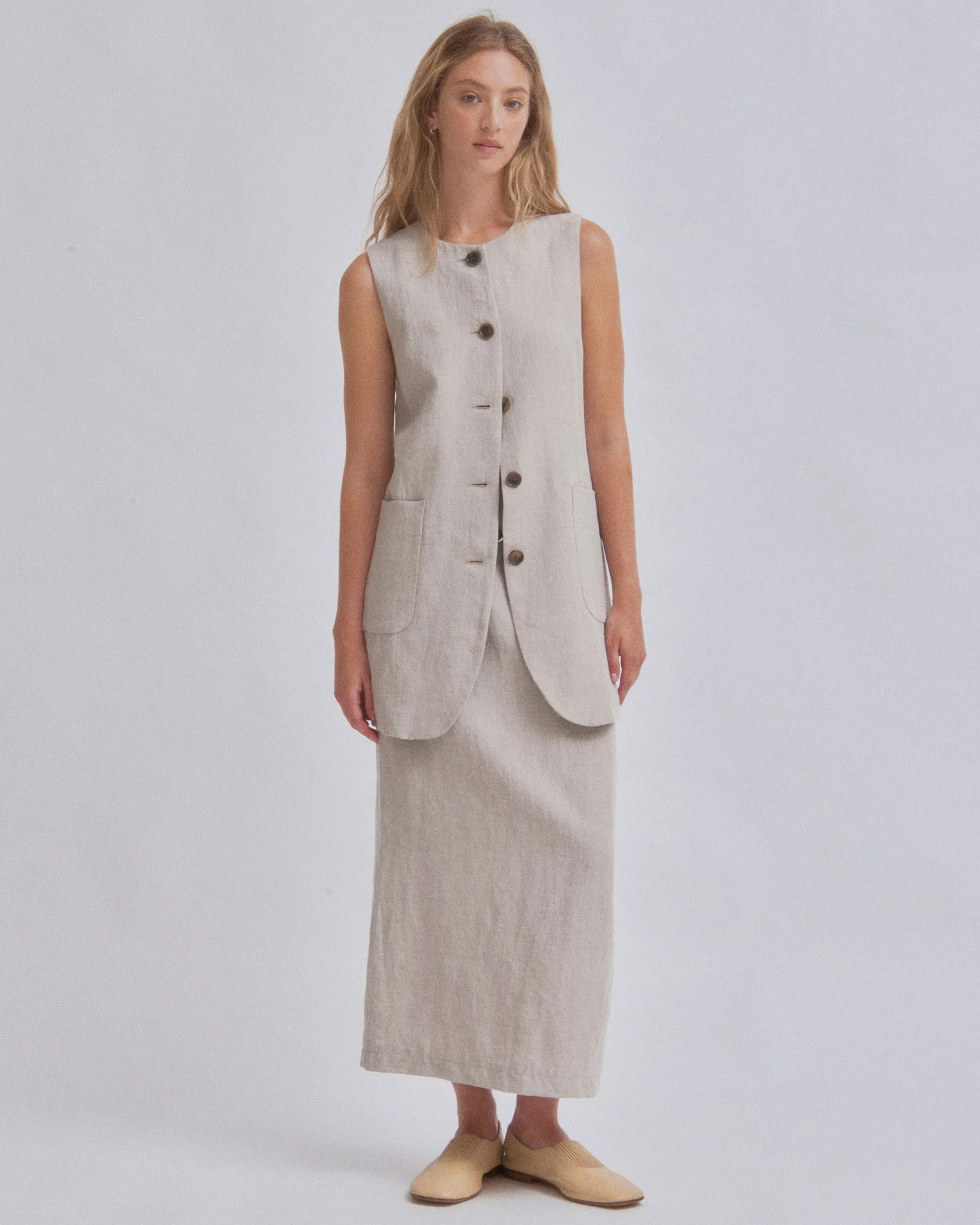 I-Line Skirt in Twine sold by Sayaka Davis