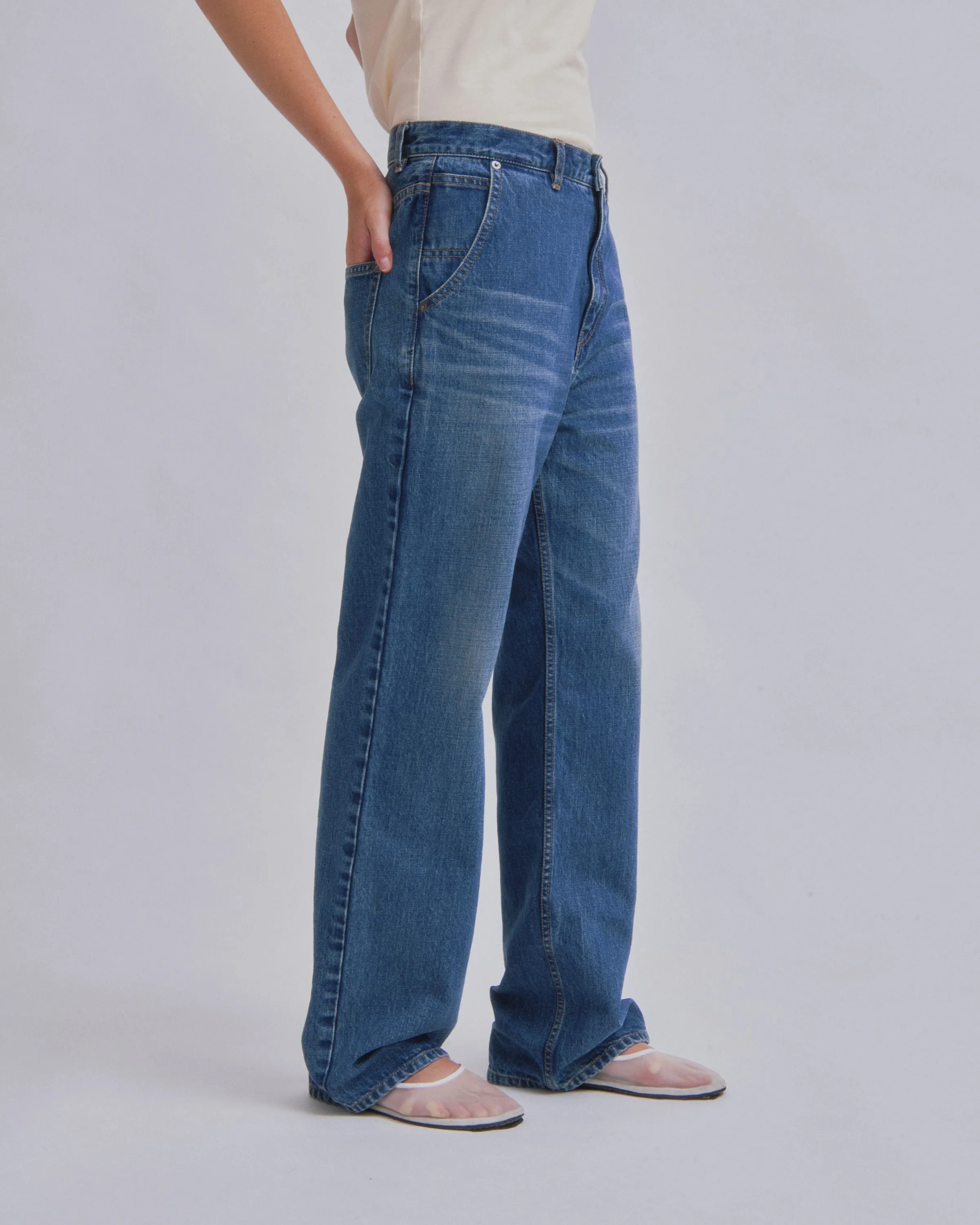 Straight Leg Denim in Light Blue sold by Sayaka Davis product image thumbnail 4