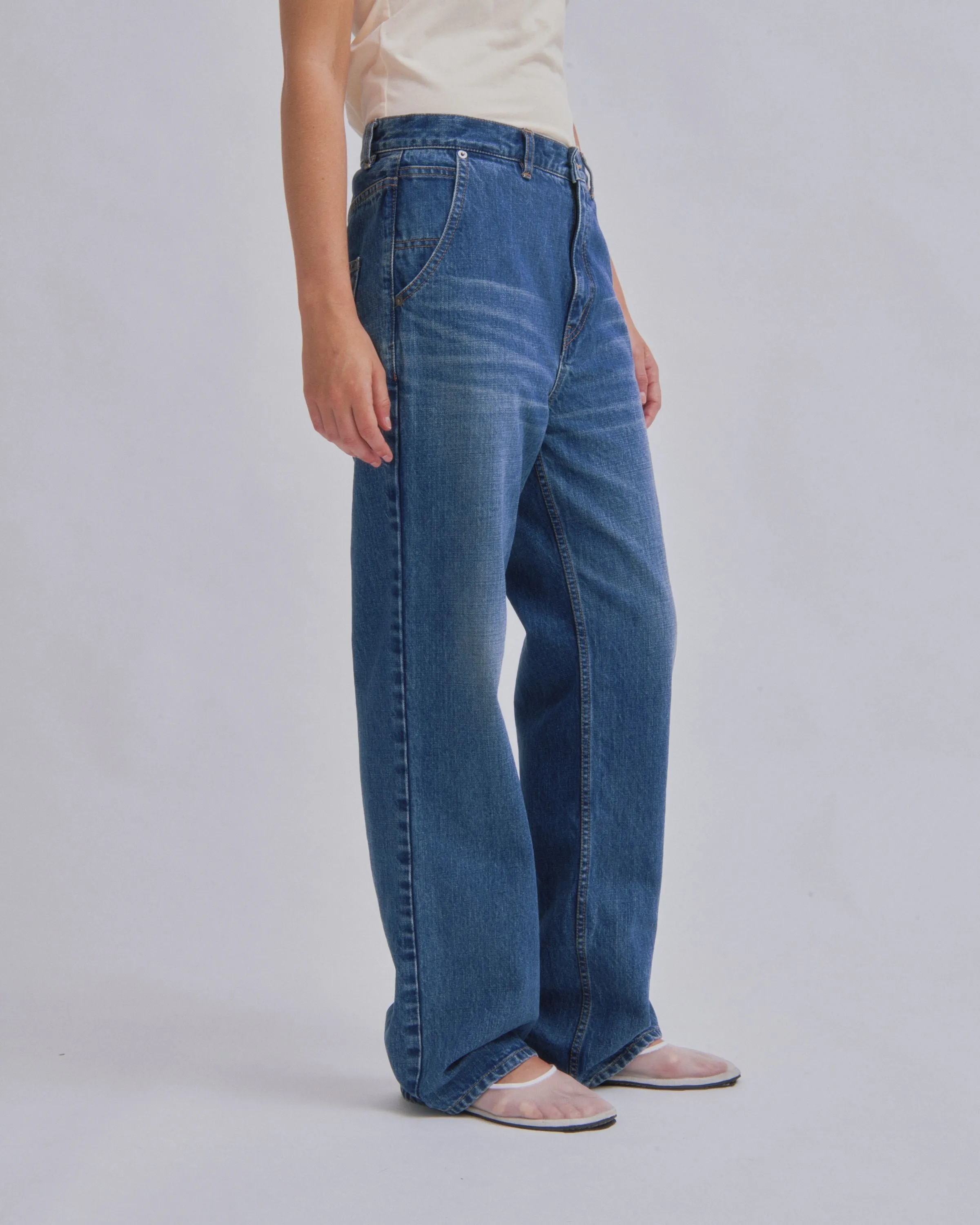 Straight Leg Denim in Light Blue sold by Sayaka Davis product image thumbnail 3