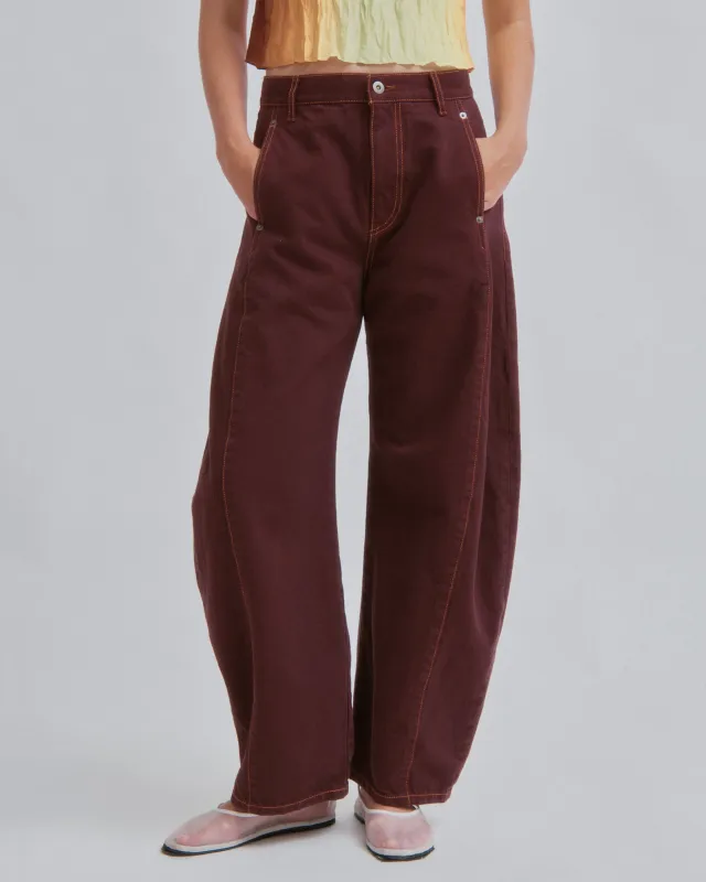 Barrel Denim in Sangria sold by Sayaka Davis