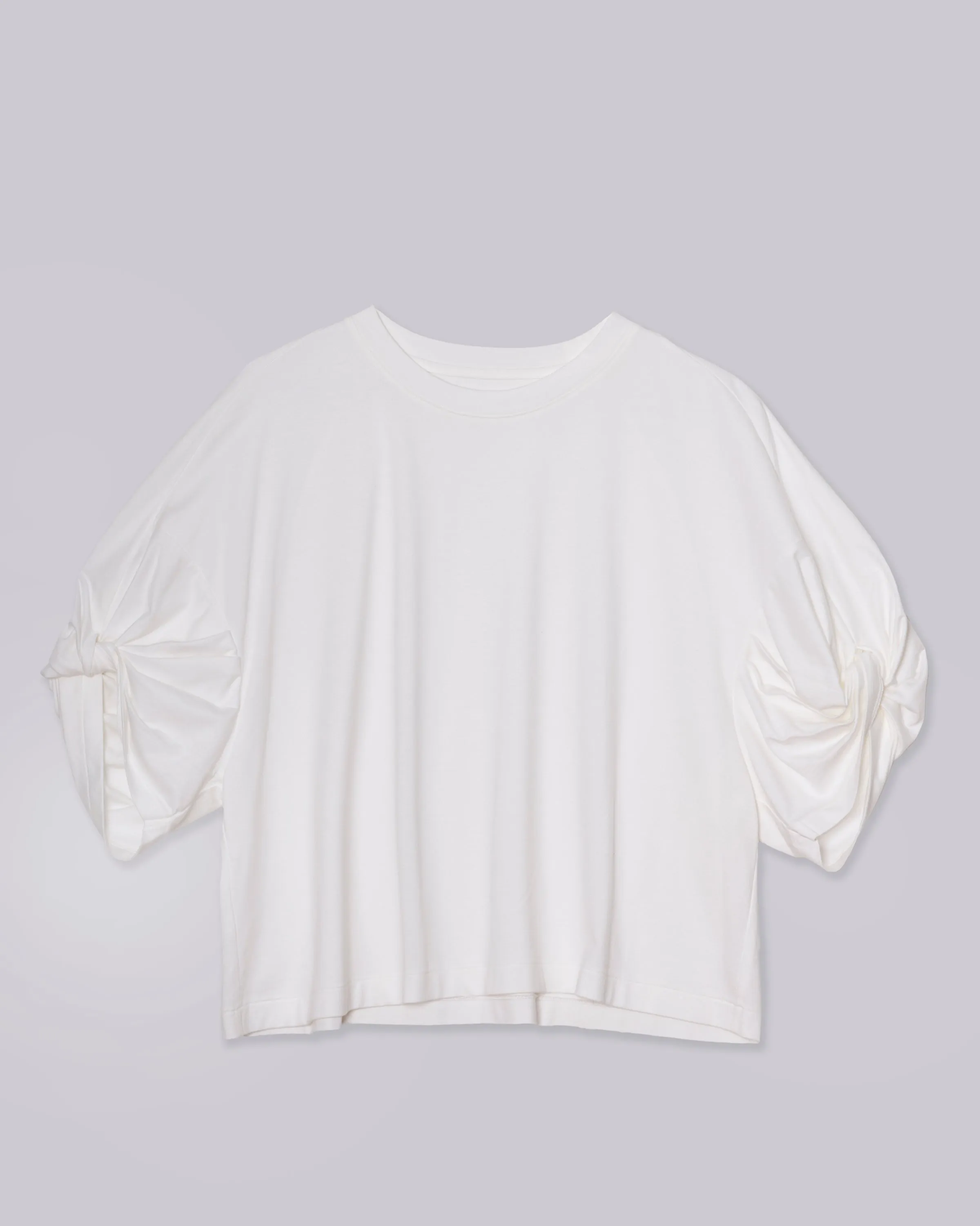 TWISTED SLEEVE TEE IN WHITE sold by Sayaka Davis product image thumbnail 5