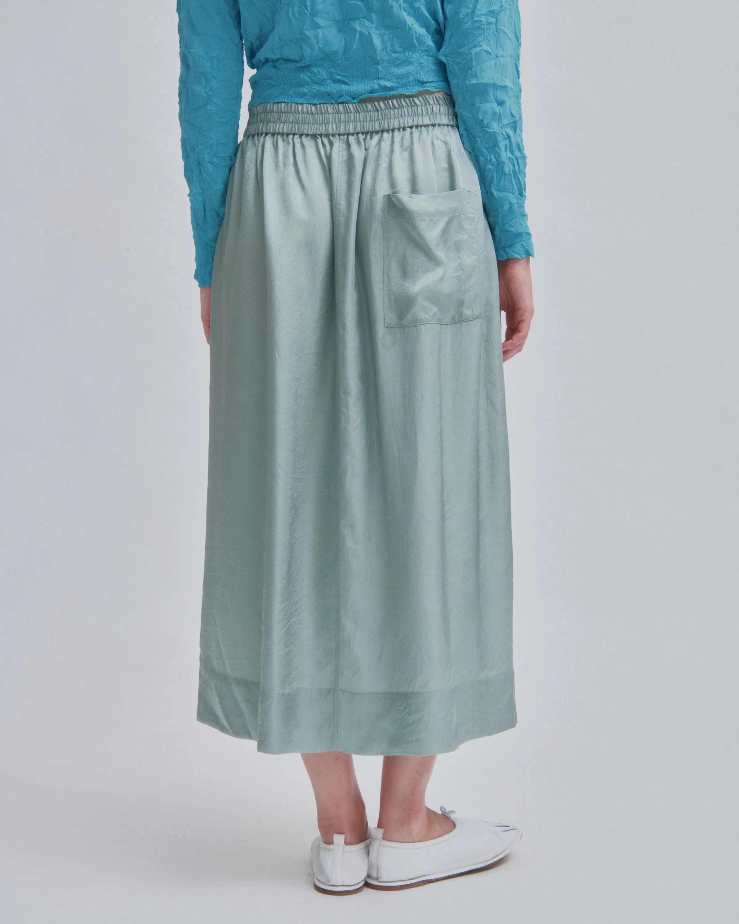 PULL-ON SKIRT IN SEA FOAM sold by Sayaka Davis product image thumbnail 3