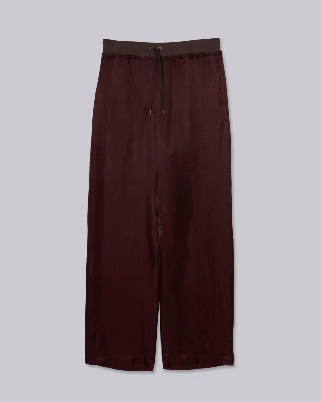 TRACK PANTS IN SANGRIA made by Sayaka Davis