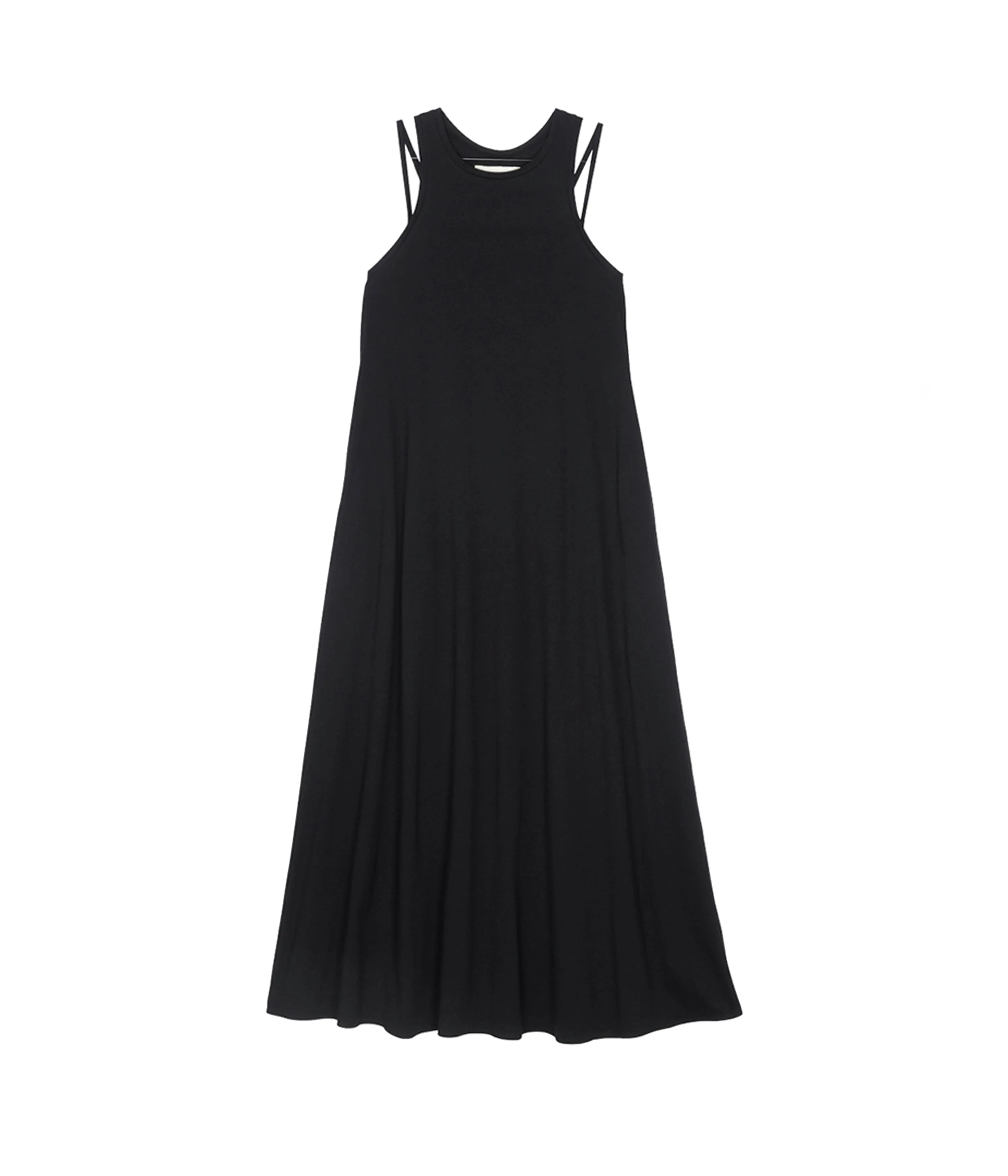 DOUBLE STRAP JERSEY DRESS IN BLACK sold by Sayaka Davis product image thumbnail 4