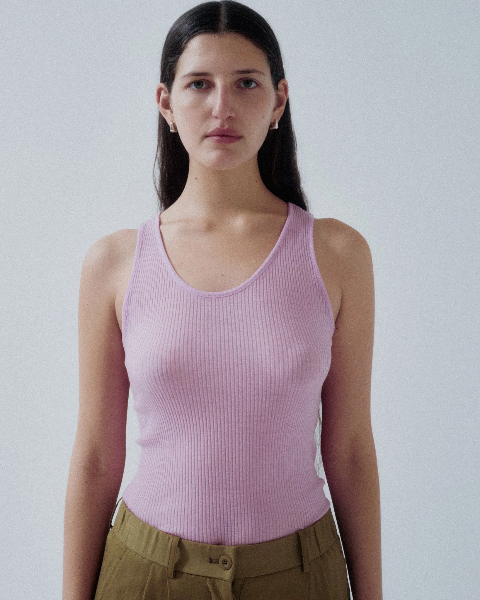 JP PRE CIRCULAR RIB TANK IN ORCHID sold by Sayaka Davis product image thumbnail 2