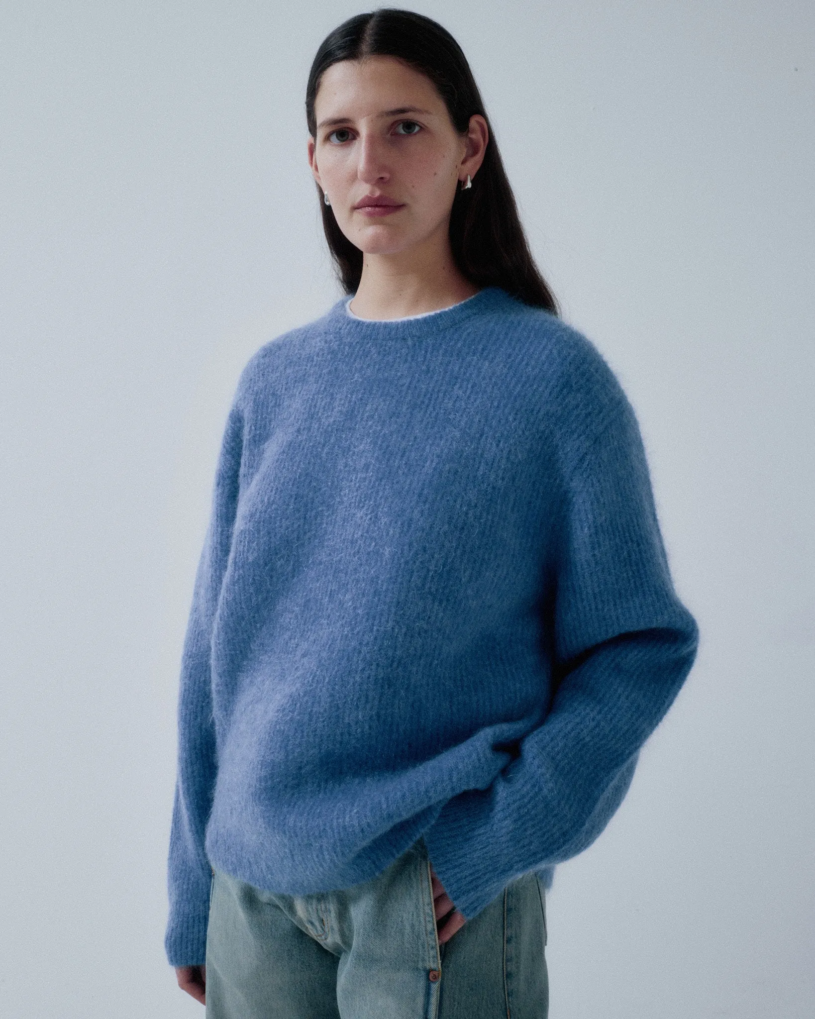 JP PRE MOHAIR PULLOVER IN COBALT sold by Sayaka Davis product image thumbnail 3