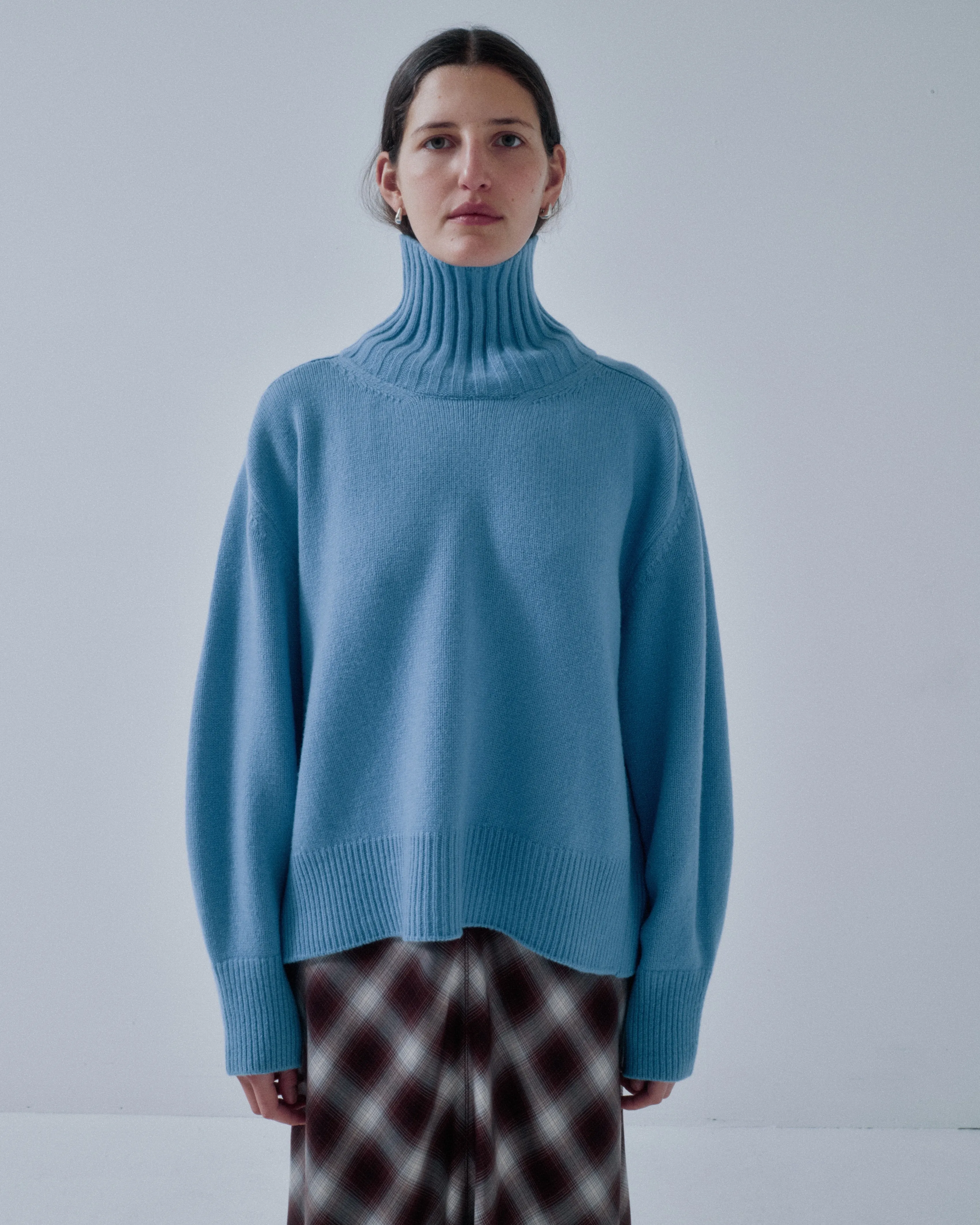 JP PRE HIGHCOLLAR SWEATER IN AZURE sold by Sayaka Davis product image thumbnail 3