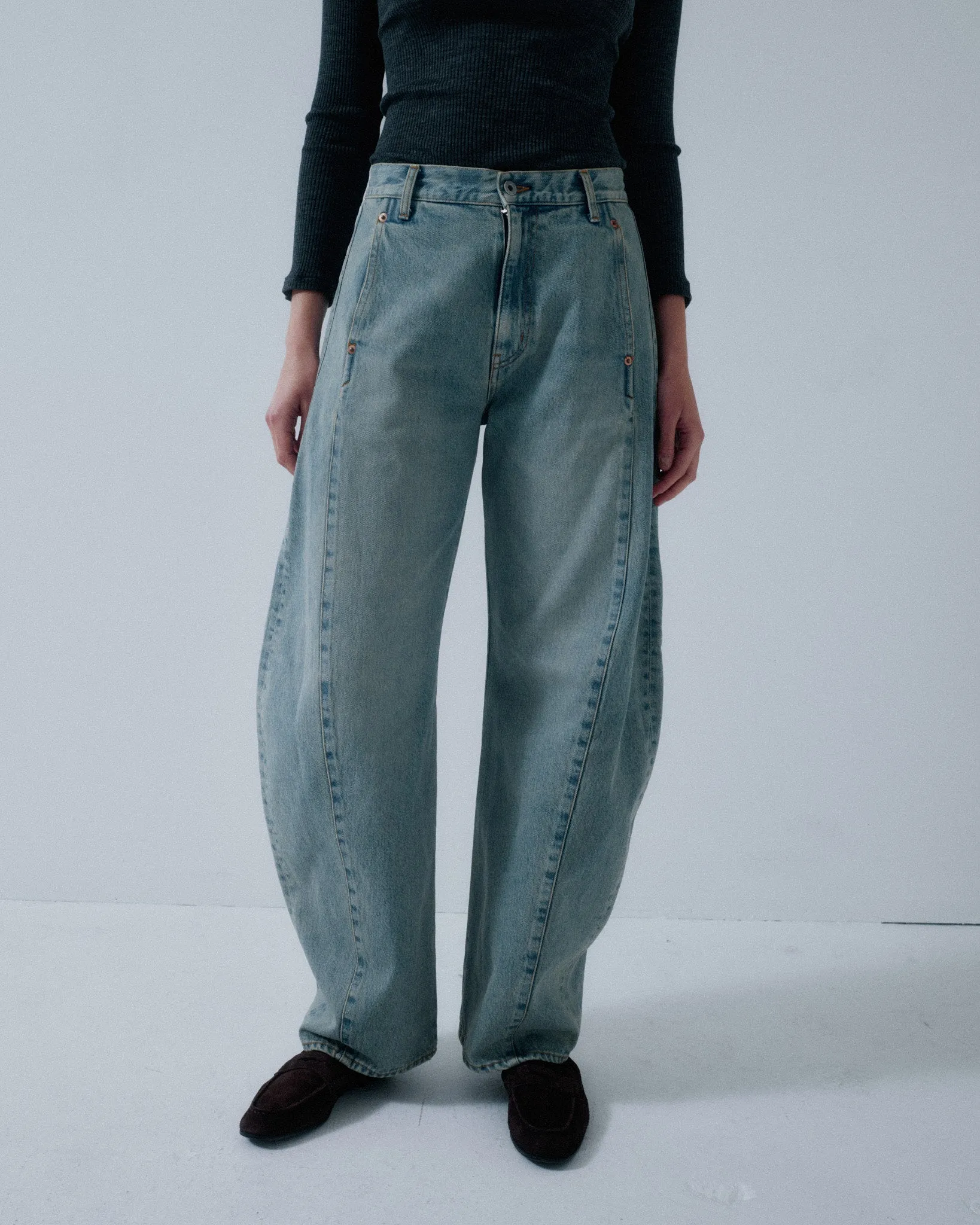 JP PRE BARREL DENIM IN VINTAGE BLUE sold by Sayaka Davis product image thumbnail 2