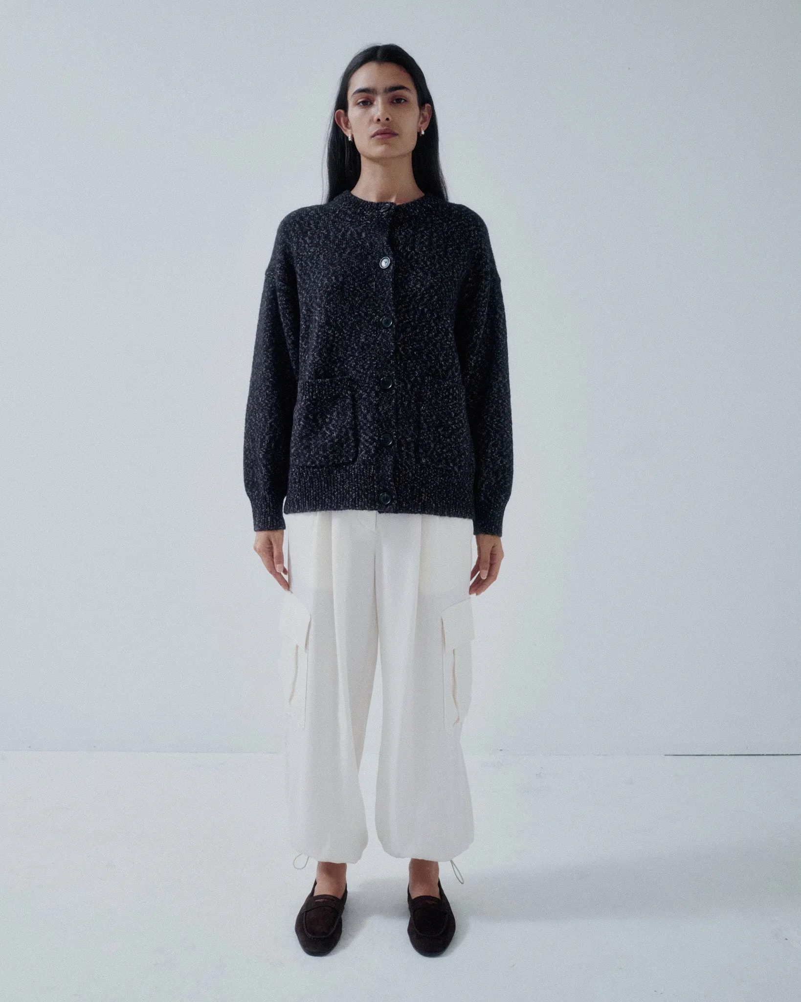 JP PRE BALLOON JOGGERS IN IVORY sold by Sayaka Davis