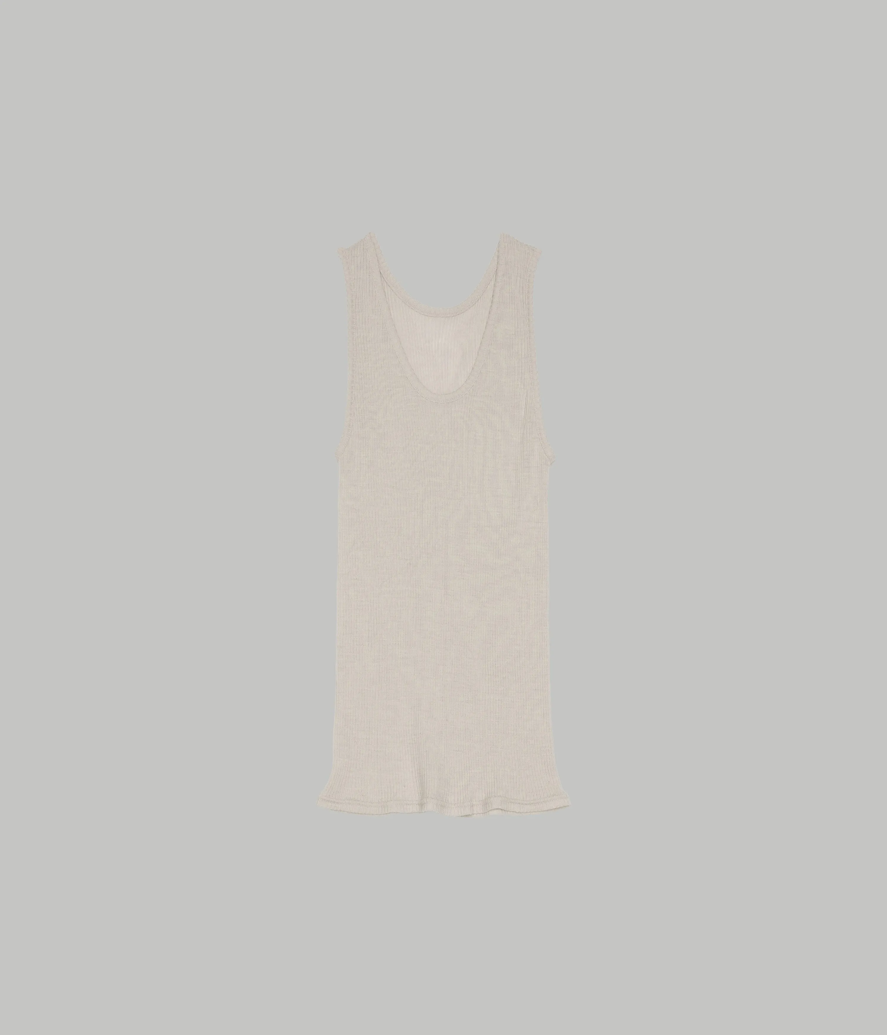 JP PRE CIRCULAR RIB TANK IN OFF WHITE sold by Sayaka Davis product image thumbnail 2