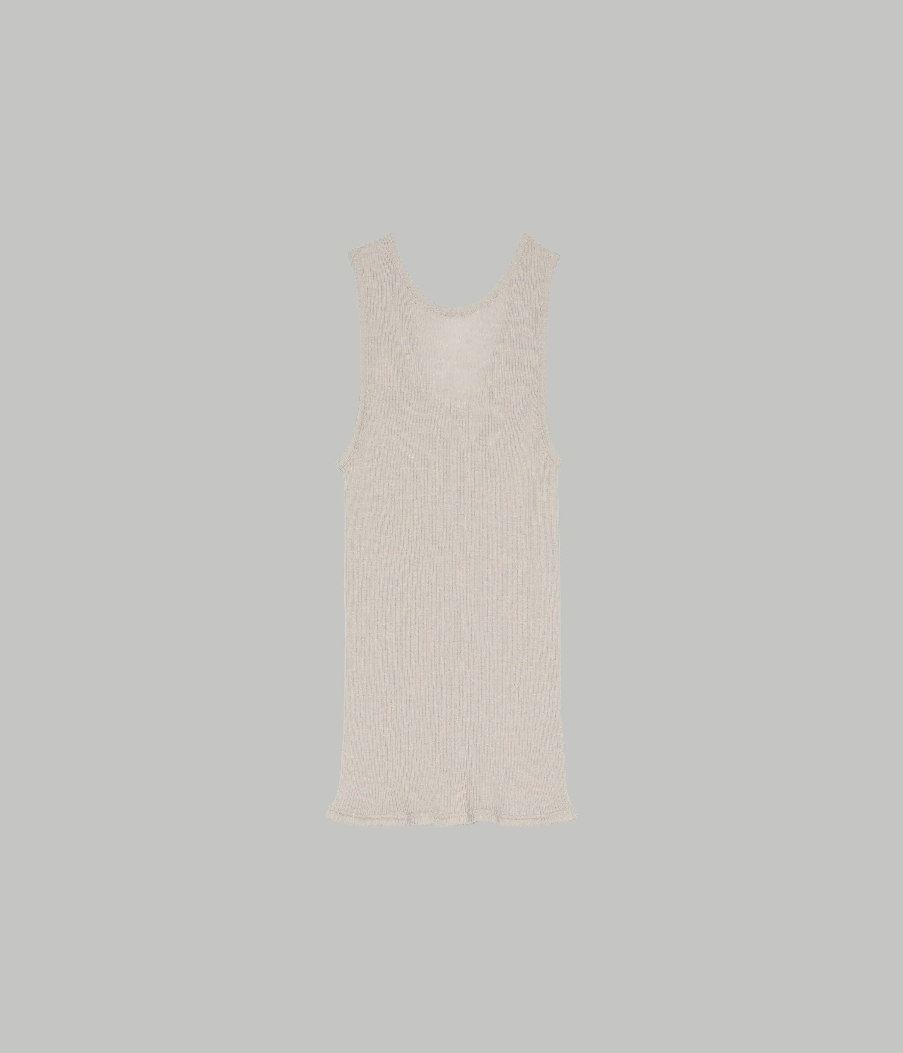 JP PRE CIRCULAR RIB TANK IN OFF WHITE sold by Sayaka Davis product image thumbnail 3