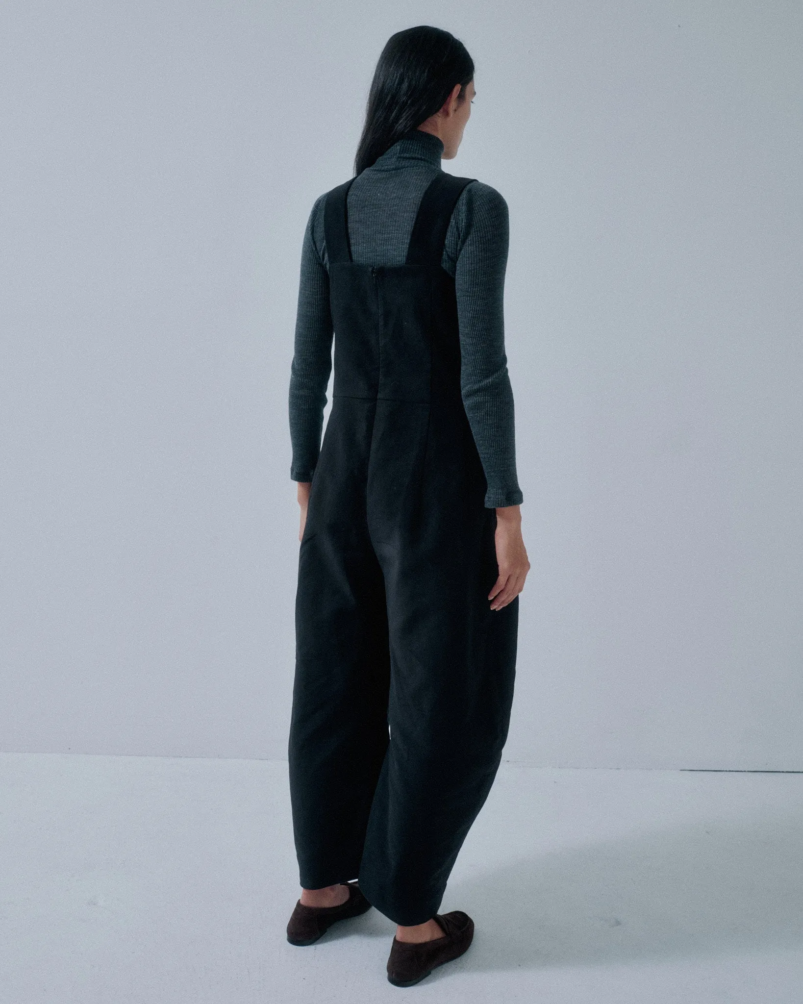 JP PRE CACAO LEG JUMPSUIT IN BLACK sold by Sayaka Davis product image thumbnail 4