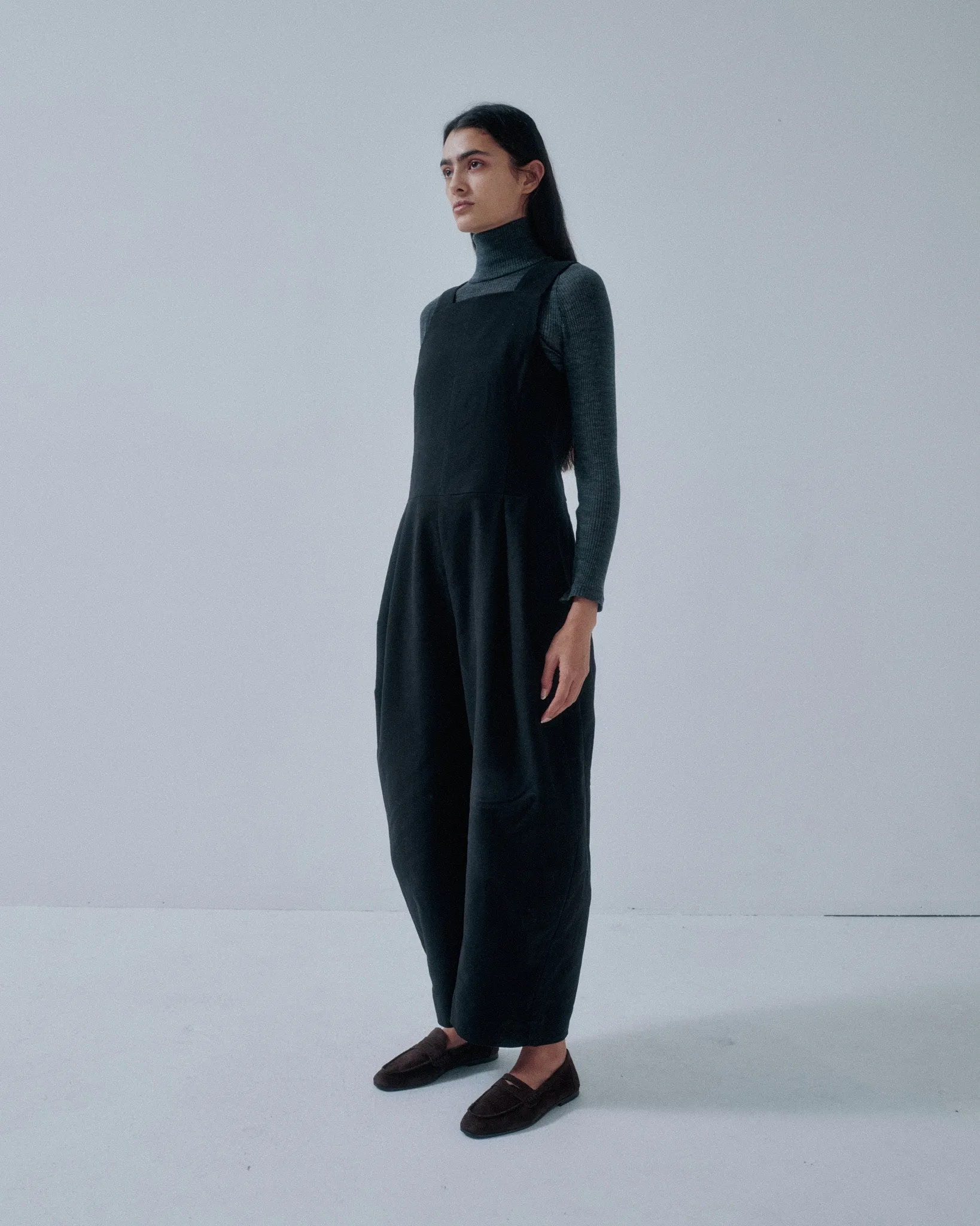 JP PRE CACAO LEG JUMPSUIT IN BLACK sold by Sayaka Davis product image thumbnail 3