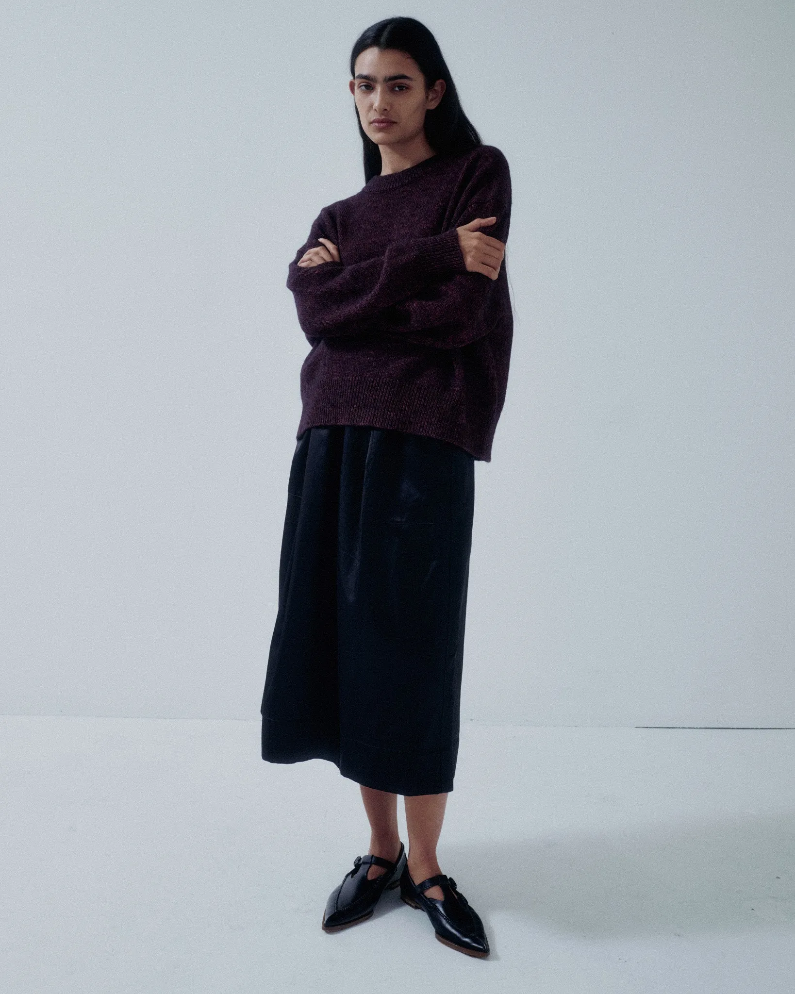 JP PRE PULL-ON SKIRT IN BLACK sold by Sayaka Davis product image thumbnail 2