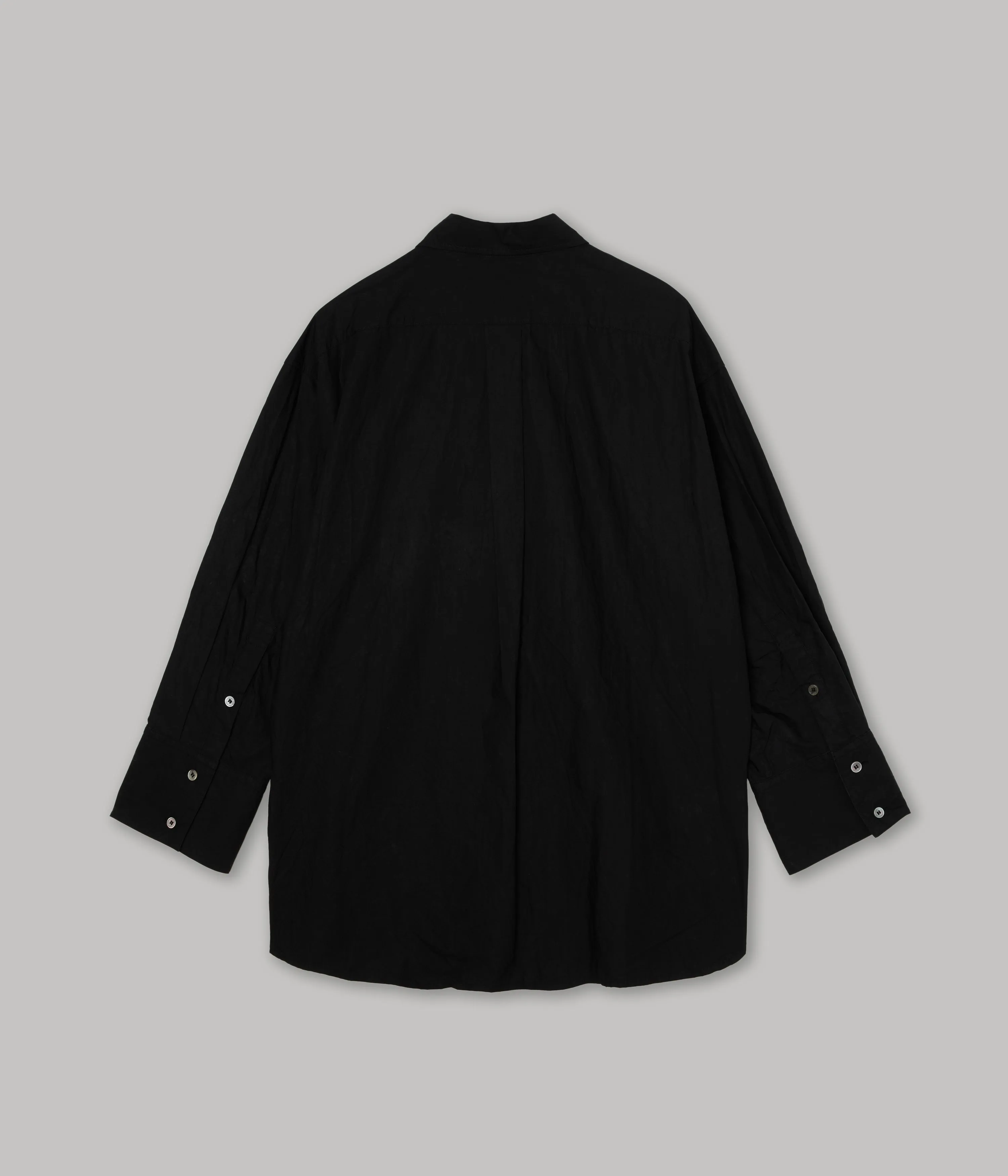 JP PRE CRINKLED OVERSIZED SHIRT IN BLACK sold by Sayaka Davis product image thumbnail 4