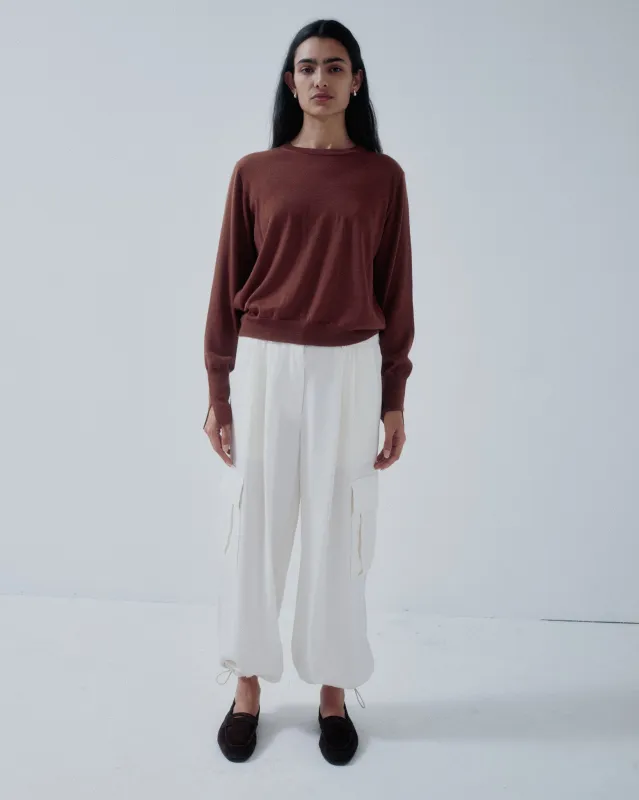 Us Pre Cashmere Sweater in Henna made by Sayaka Davis