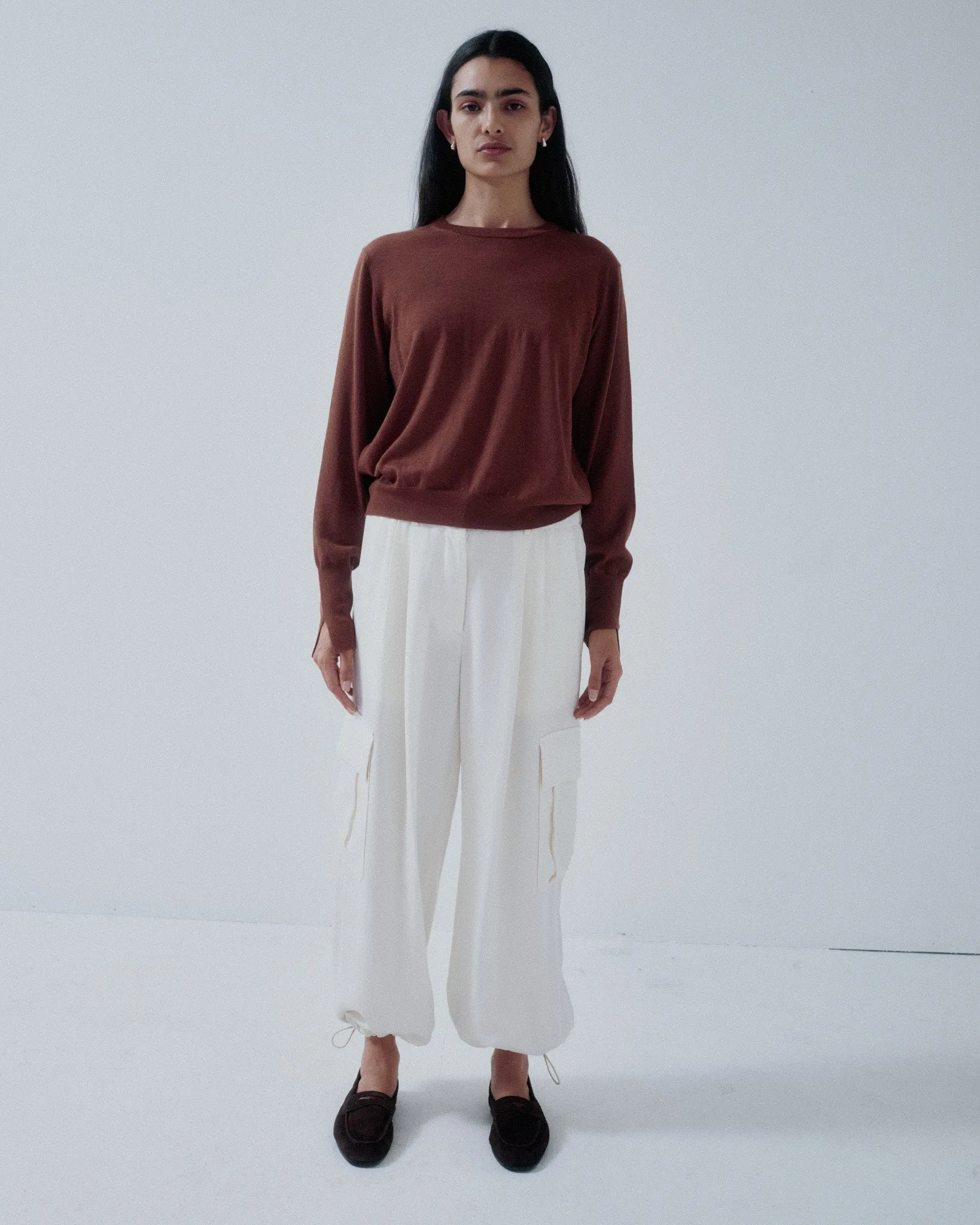 Us Pre Cashmere Sweater in Henna sold by Sayaka Davis