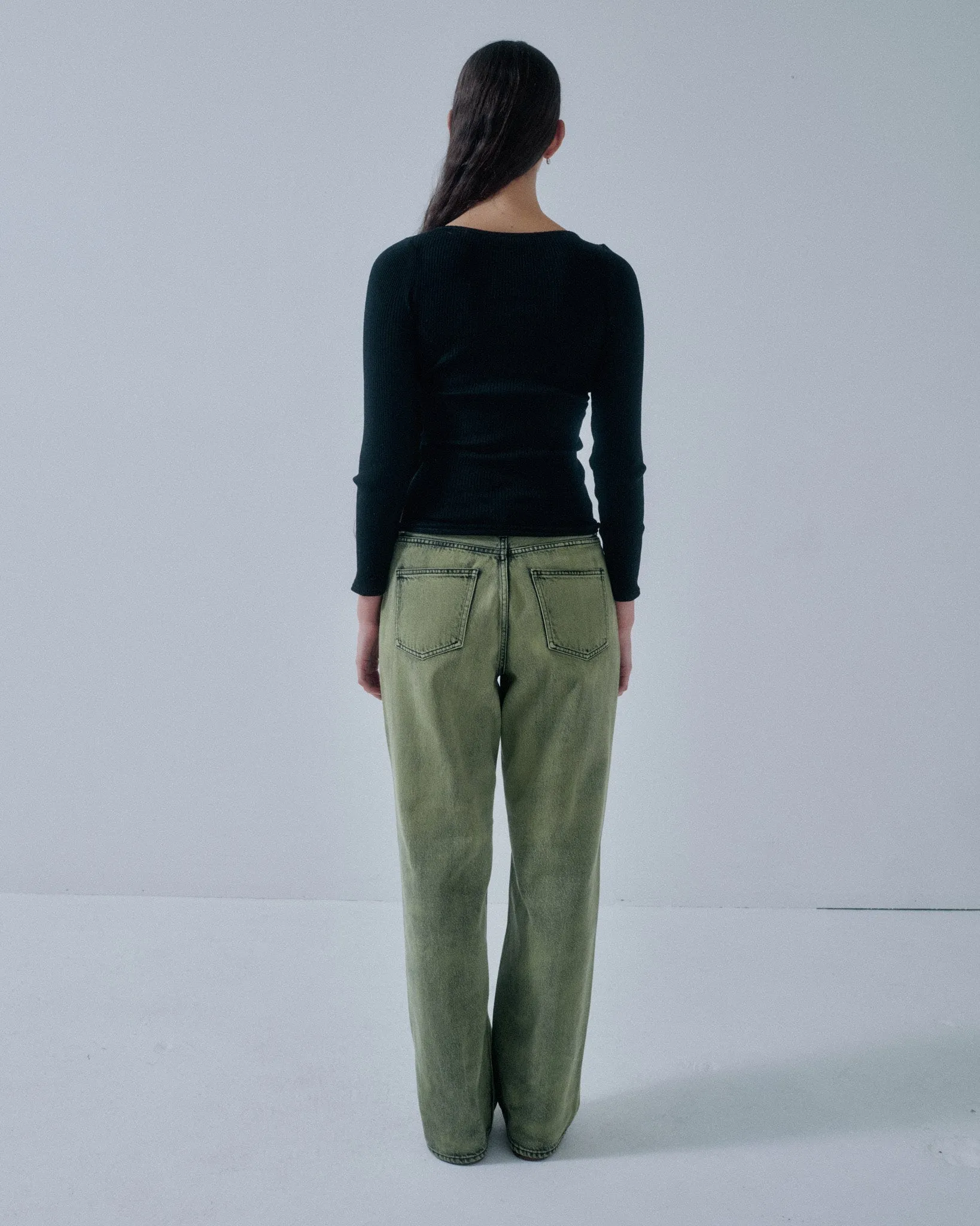 Us Pre Circular Rib Crewneck in Black sold by Sayaka Davis product image thumbnail 4