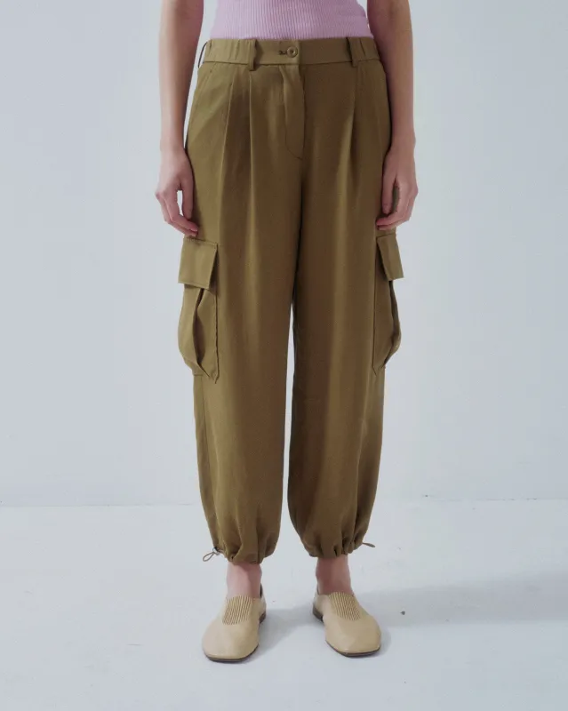 Us Pre Balloon Joggers in Oak sold by Sayaka Davis