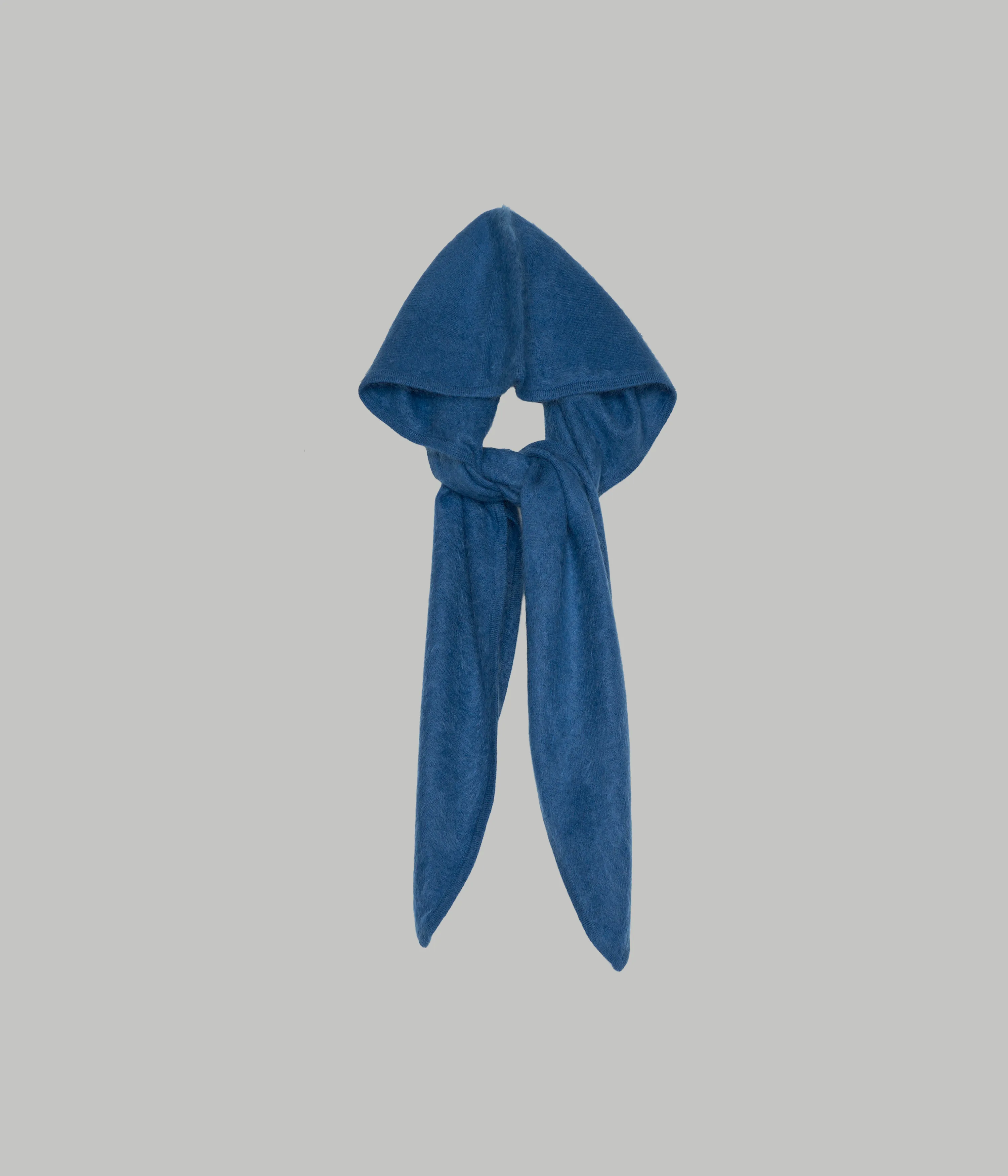 Us Pre Hooded Cashmere Scarf in Cobalt sold by Sayaka Davis product image thumbnail 4