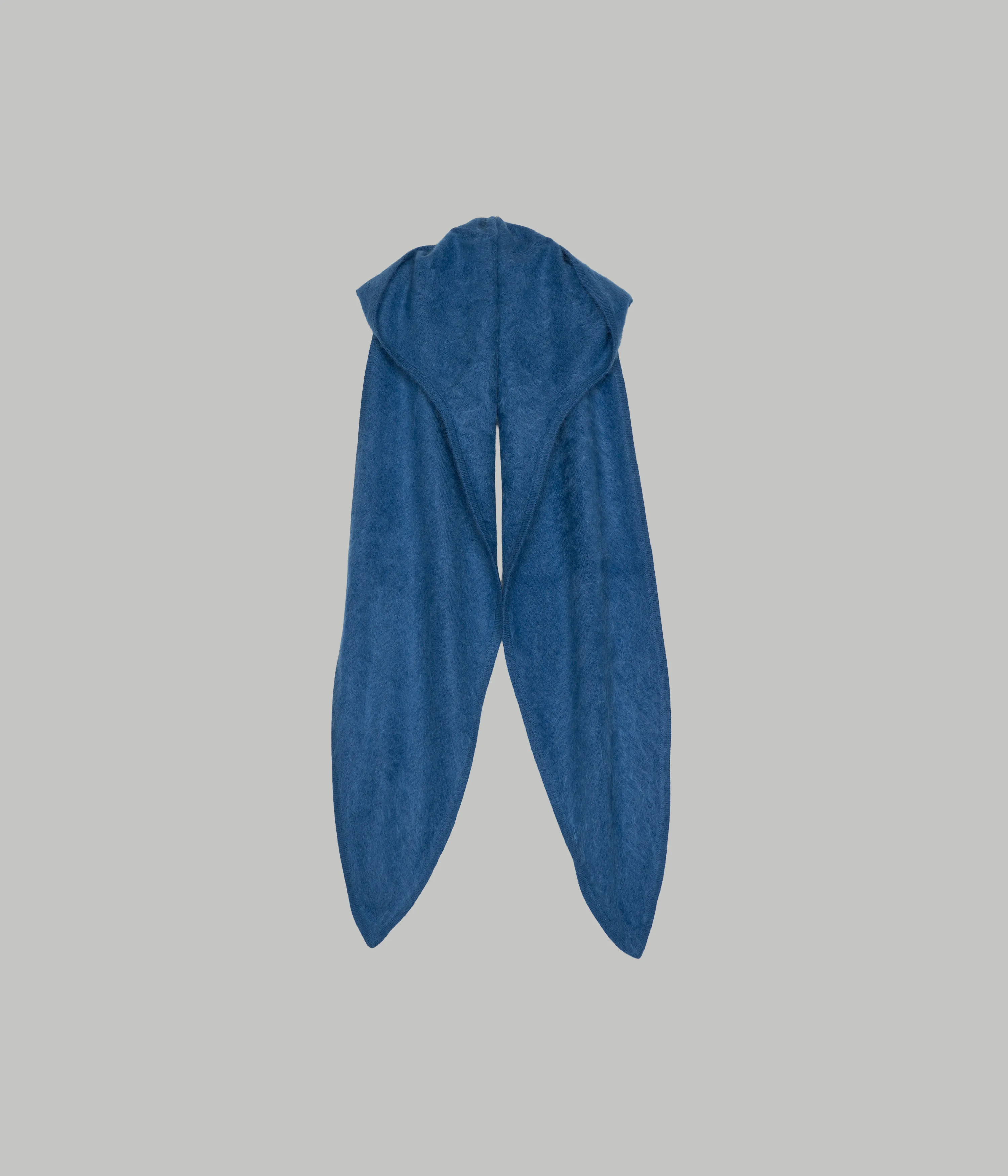 Us Pre Hooded Cashmere Scarf in Cobalt sold by Sayaka Davis product image thumbnail 5