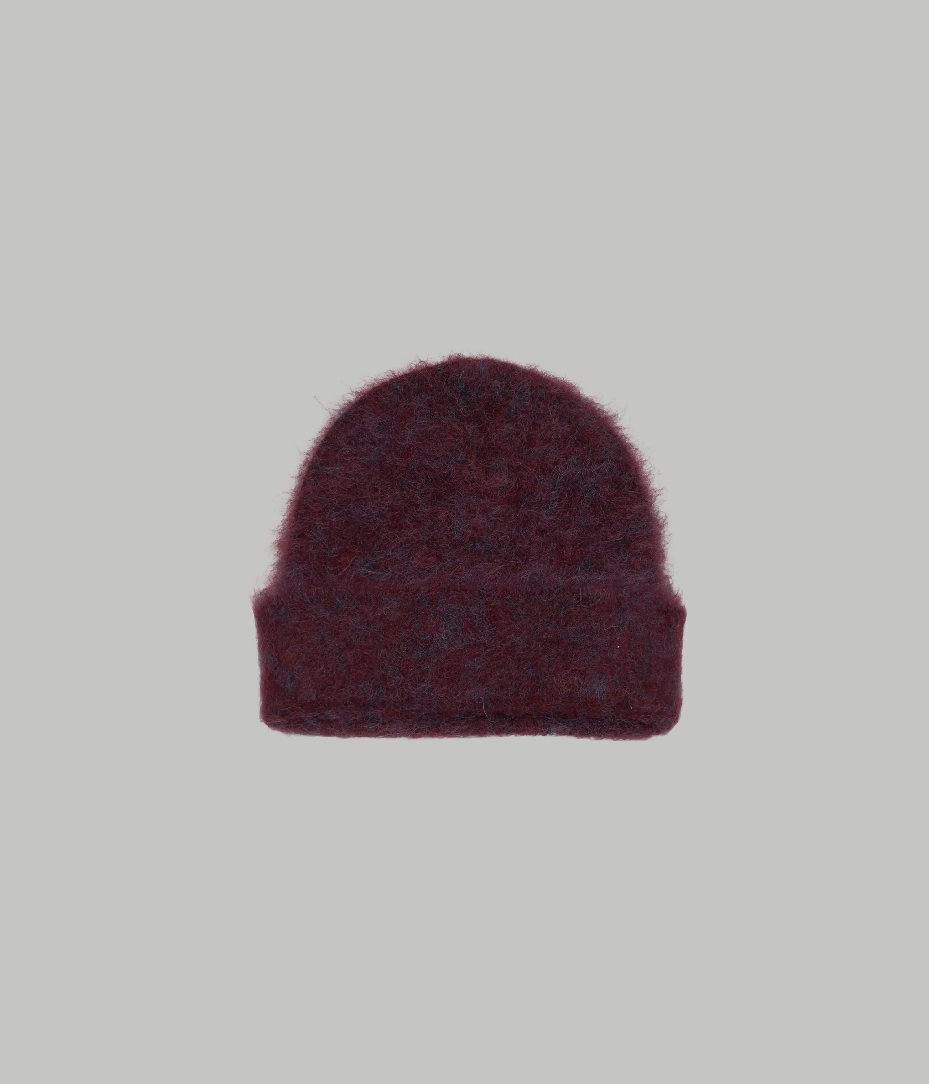 Us Pre Brushed Mohair Beanie in Mulberry sold by Sayaka Davis product image thumbnail 5