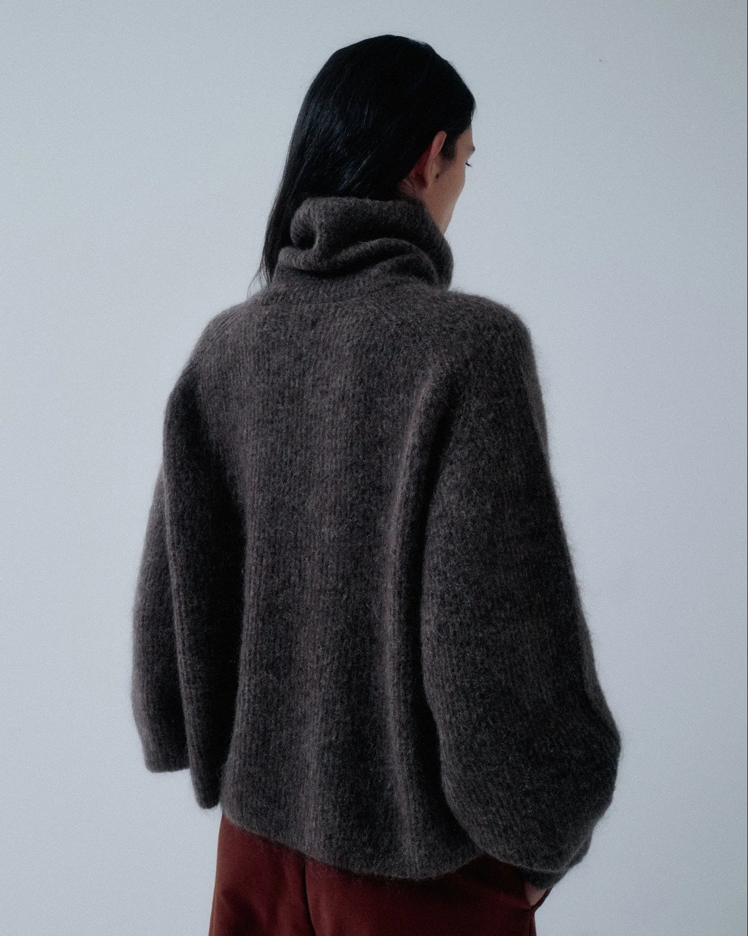 Us Pre Mohair Highneck in Ash Brown sold by Sayaka Davis product image thumbnail 3