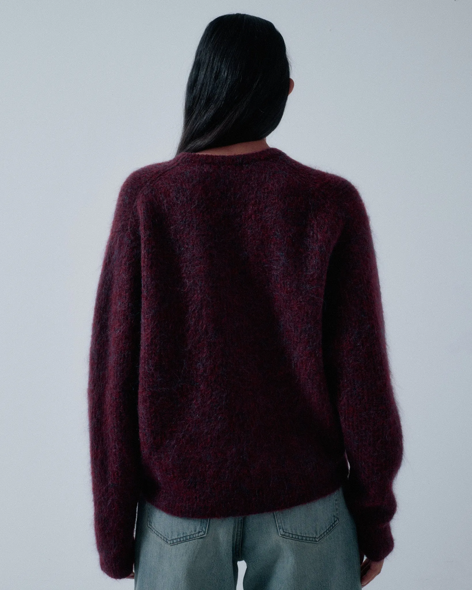 Us Pre Mohair Pullover in Mulberry sold by Sayaka Davis product image thumbnail 4