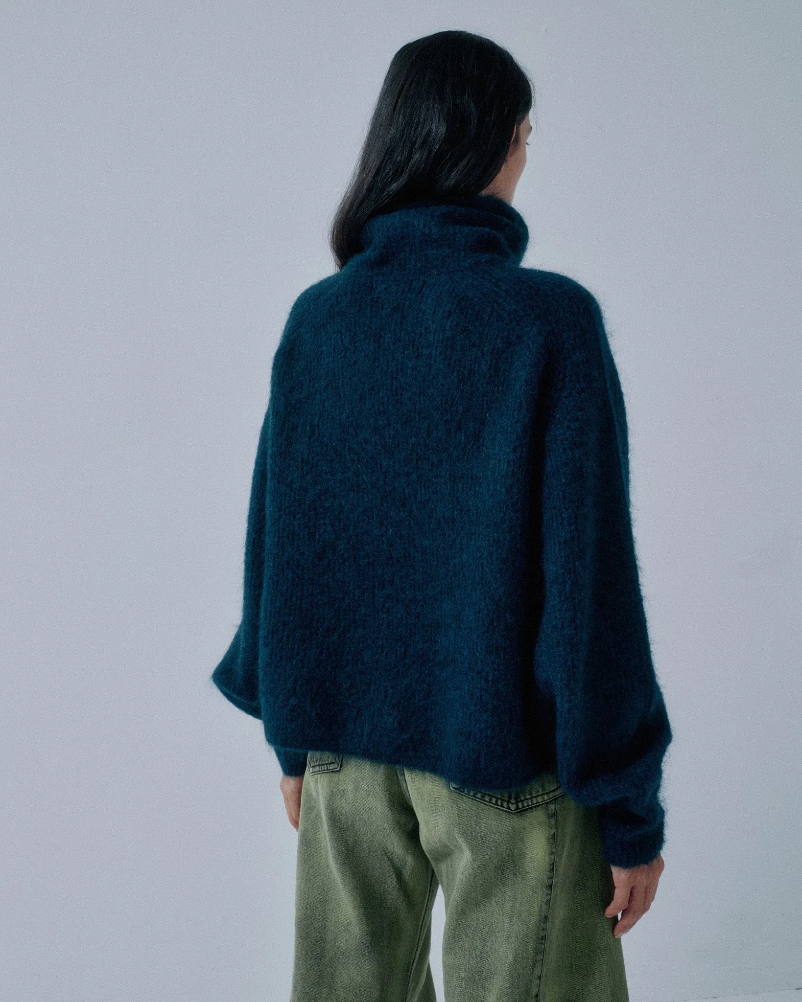 Us Pre Mohair Highneck in Midnight Blue sold by Sayaka Davis product image thumbnail 3