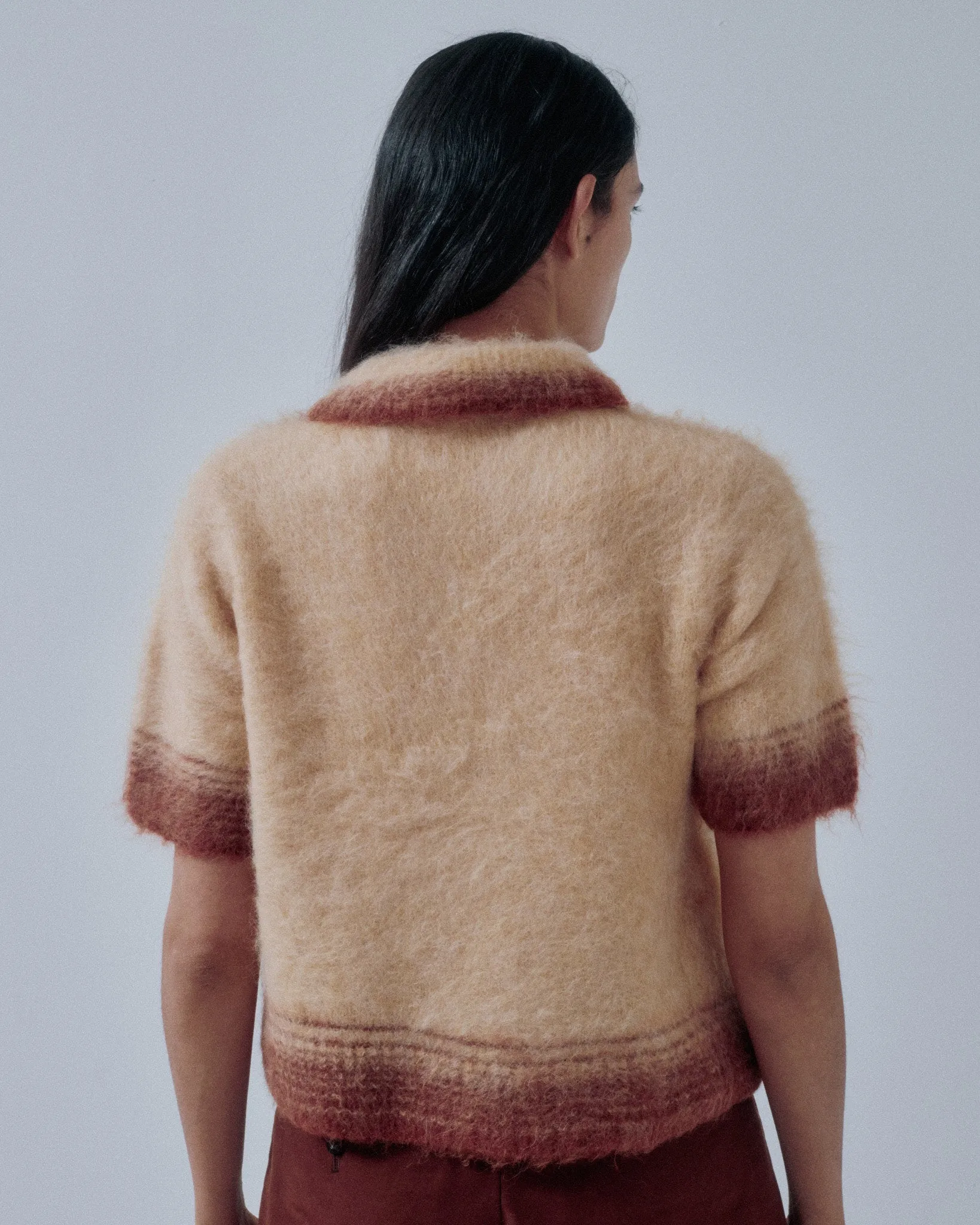 Us Pre Compact Knit Polo in Caramel Pudding sold by Sayaka Davis product image thumbnail 3