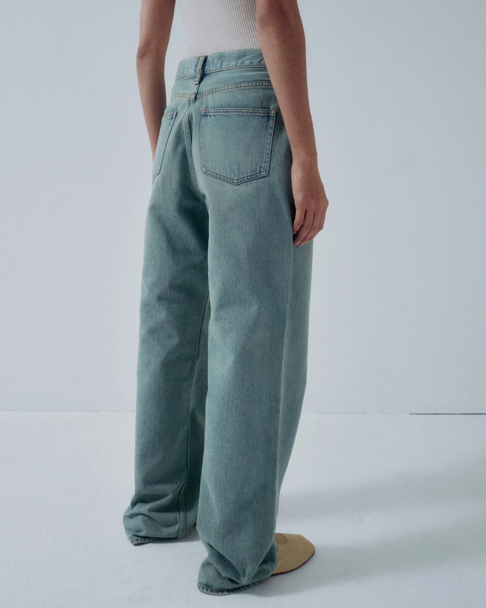 Us Pre Dad Fit Denim in Vintage Blue sold by Sayaka Davis product image thumbnail 2