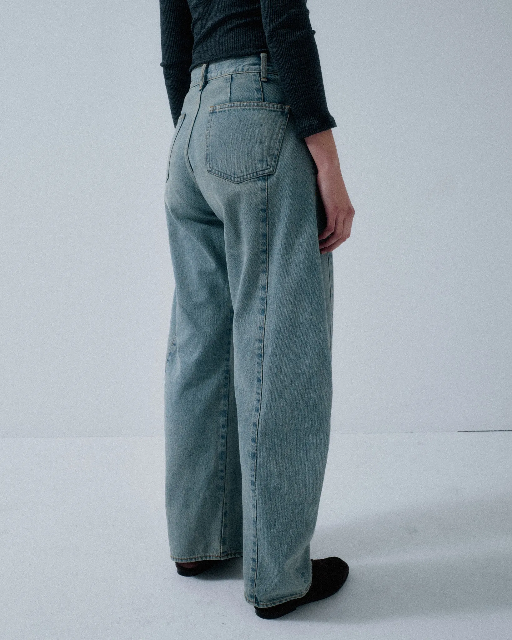 Us Pre Barrel Denim in Vintage Blue sold by Sayaka Davis product image thumbnail 3