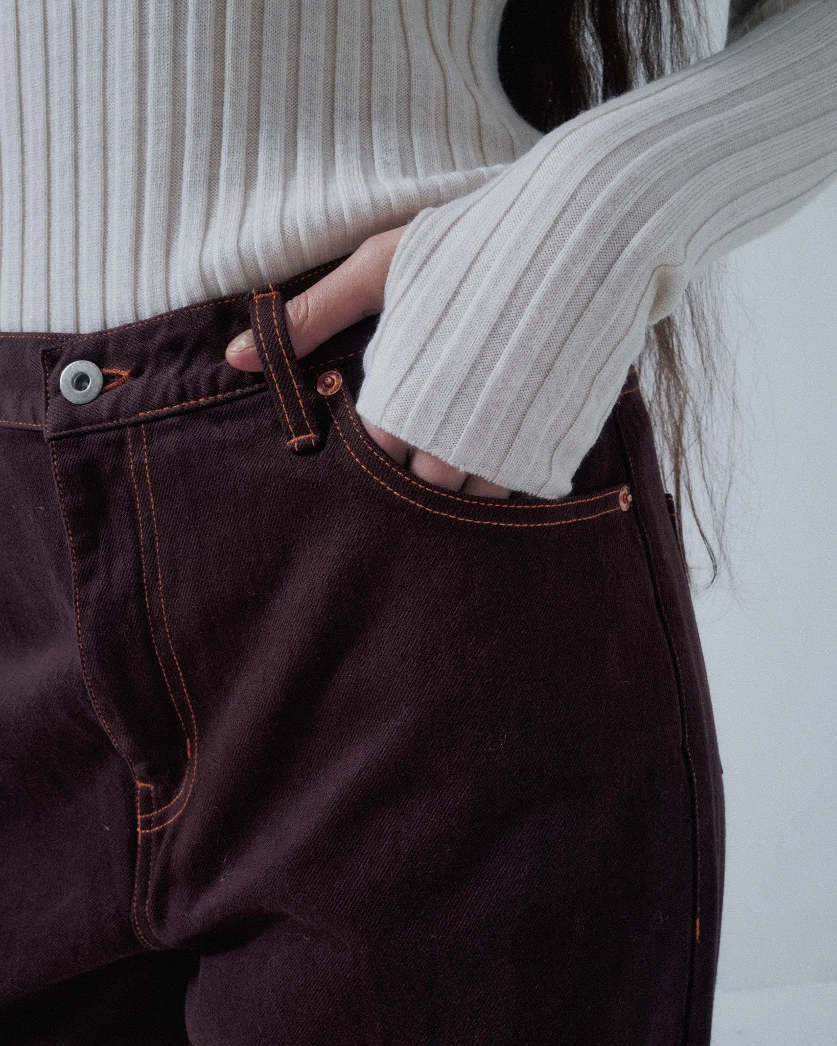 Us Pre Dad Fit Denim in Sangria sold by Sayaka Davis product image thumbnail 5