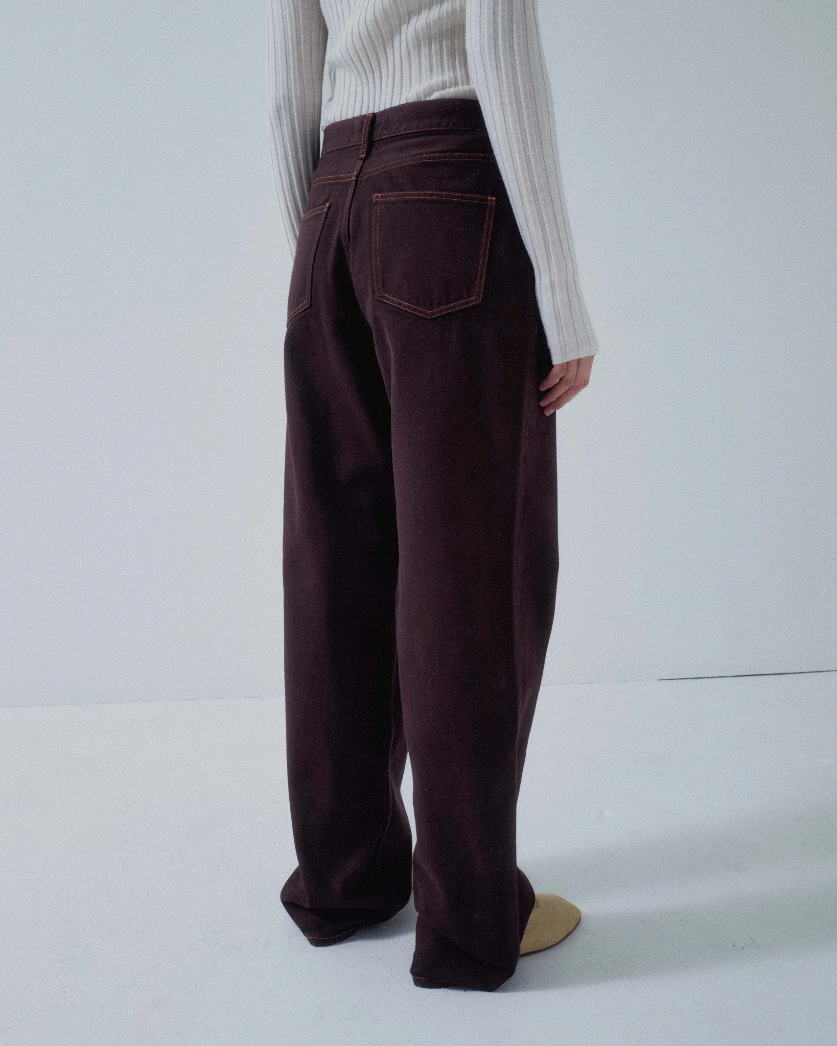 Us Pre Dad Fit Denim in Sangria sold by Sayaka Davis product image thumbnail 2